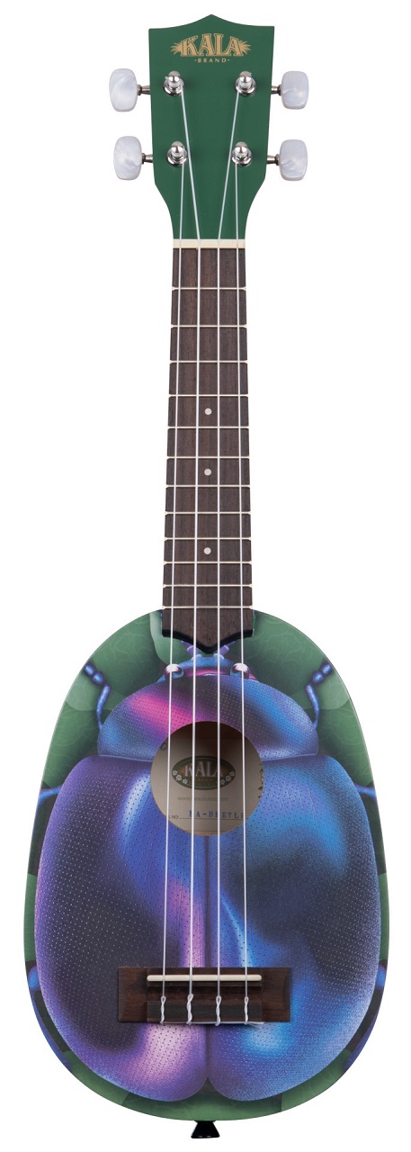 KA-NV-BTLE - Novelty Series Blue Beetle Soprano Ukulele, with Bag