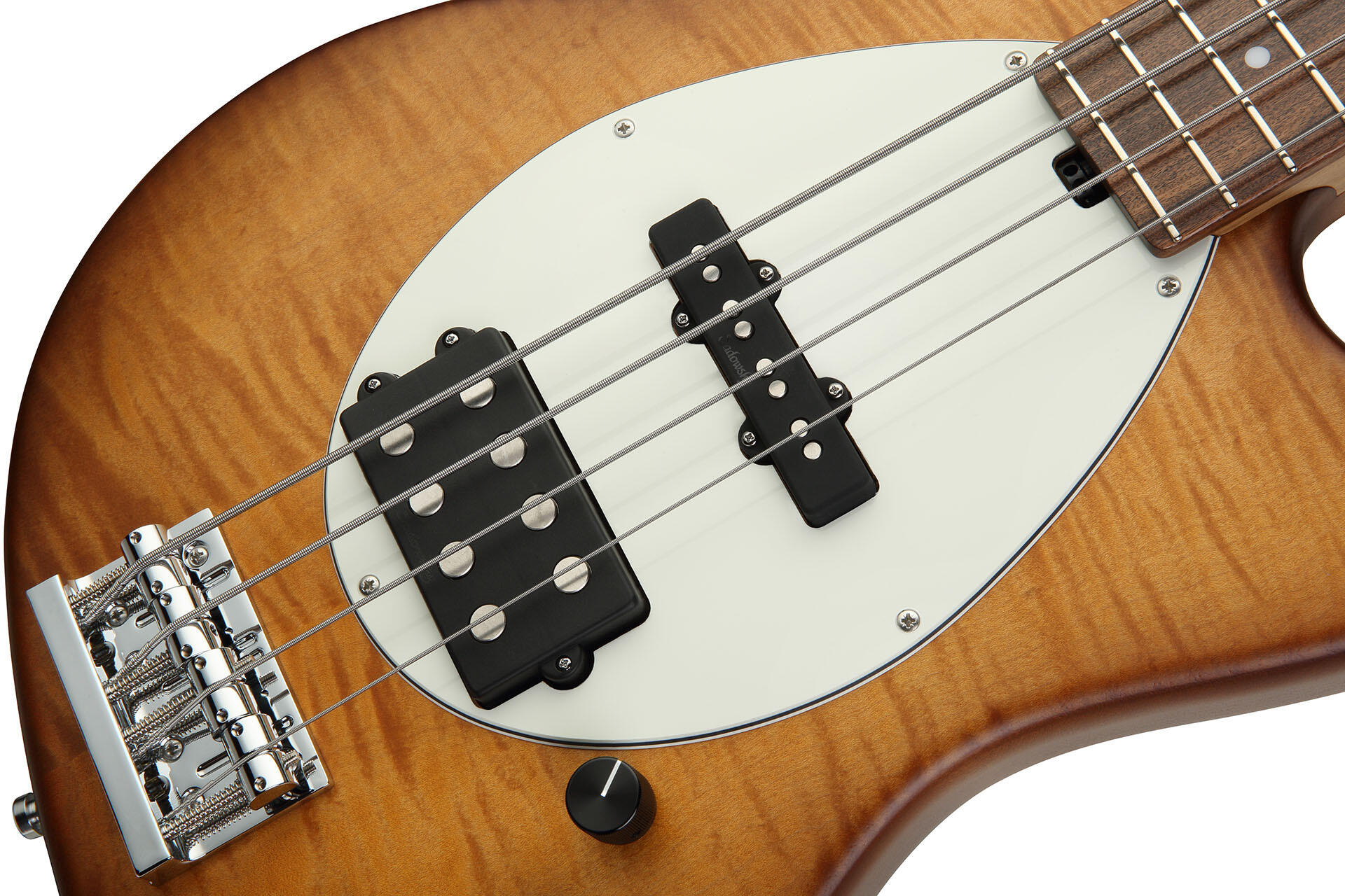 Custom Shop 21-Fret Vintage M/J Bass, 4-String - Caramel Burst Transparent Satin