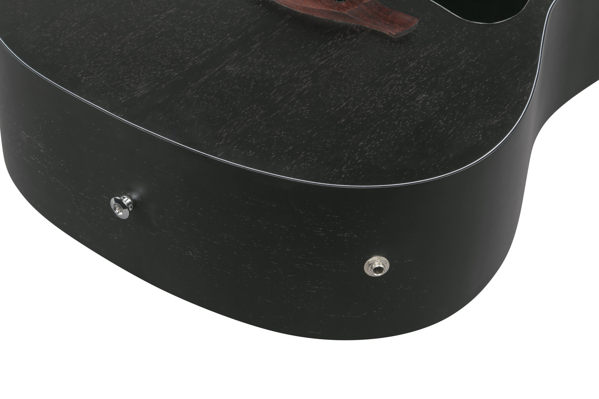 V44CE-WK Westerngitarre Weathered Black Open Pore