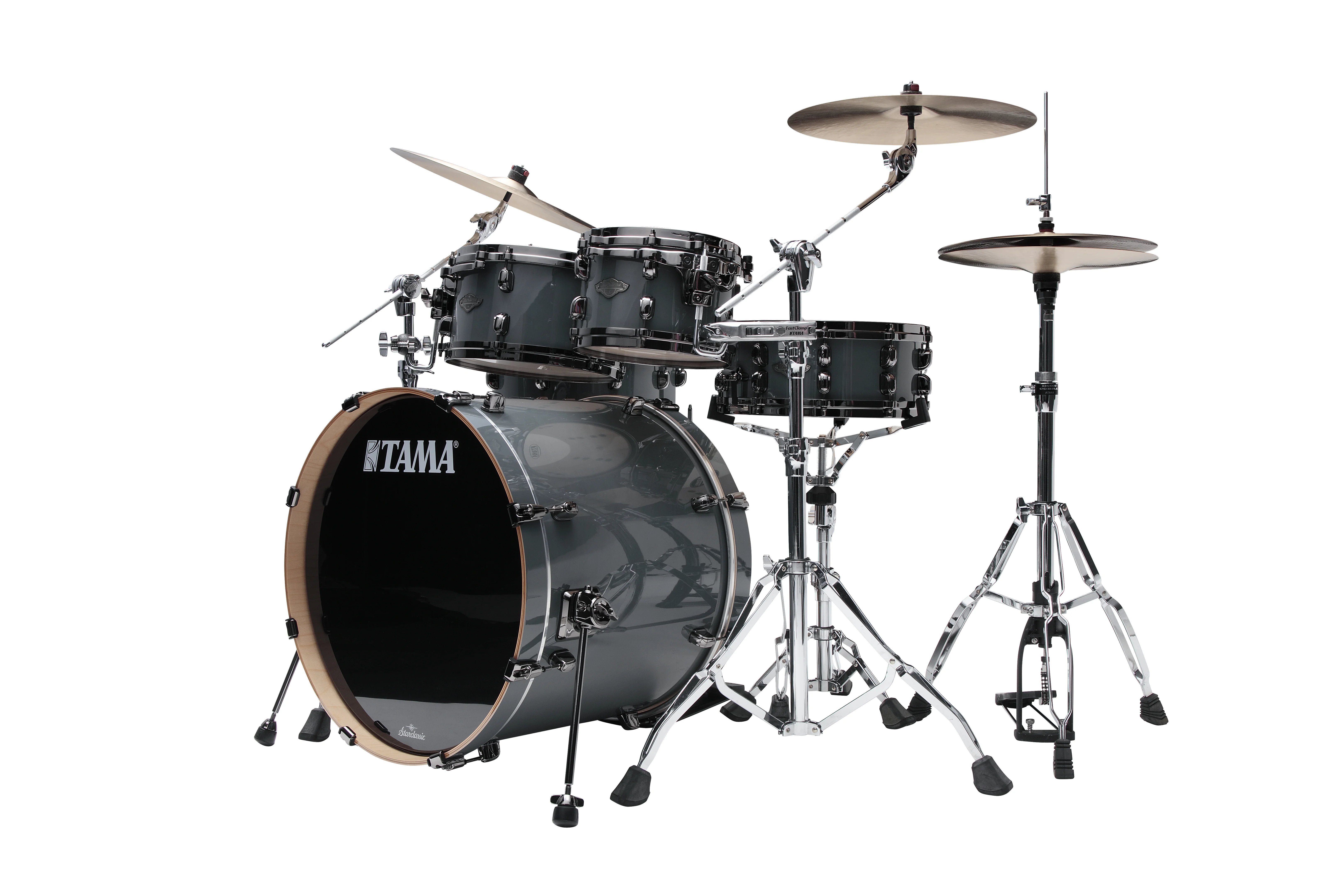 Starclassic Performer Shell Kit 5 teilig - Smoky Gray/ Black Nickel HW
