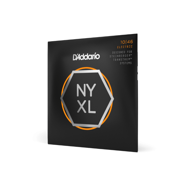 NYXLS1046 Nickel Wound Electric Guitar Strings, Regular Light, Double Ball End, 10-46