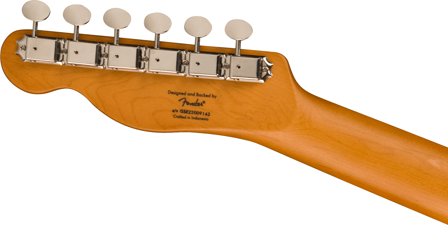 Classic Vibe Baritone Custom Telecaster®, Parchment Pickguard, Satin Black
