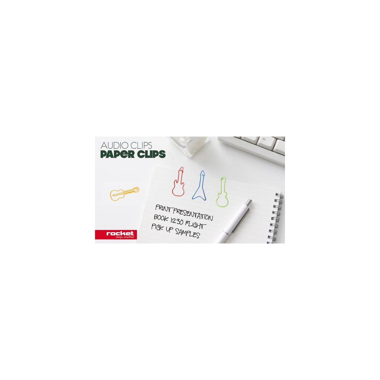 Audioclips - PAPER CLIPS (12er Set)