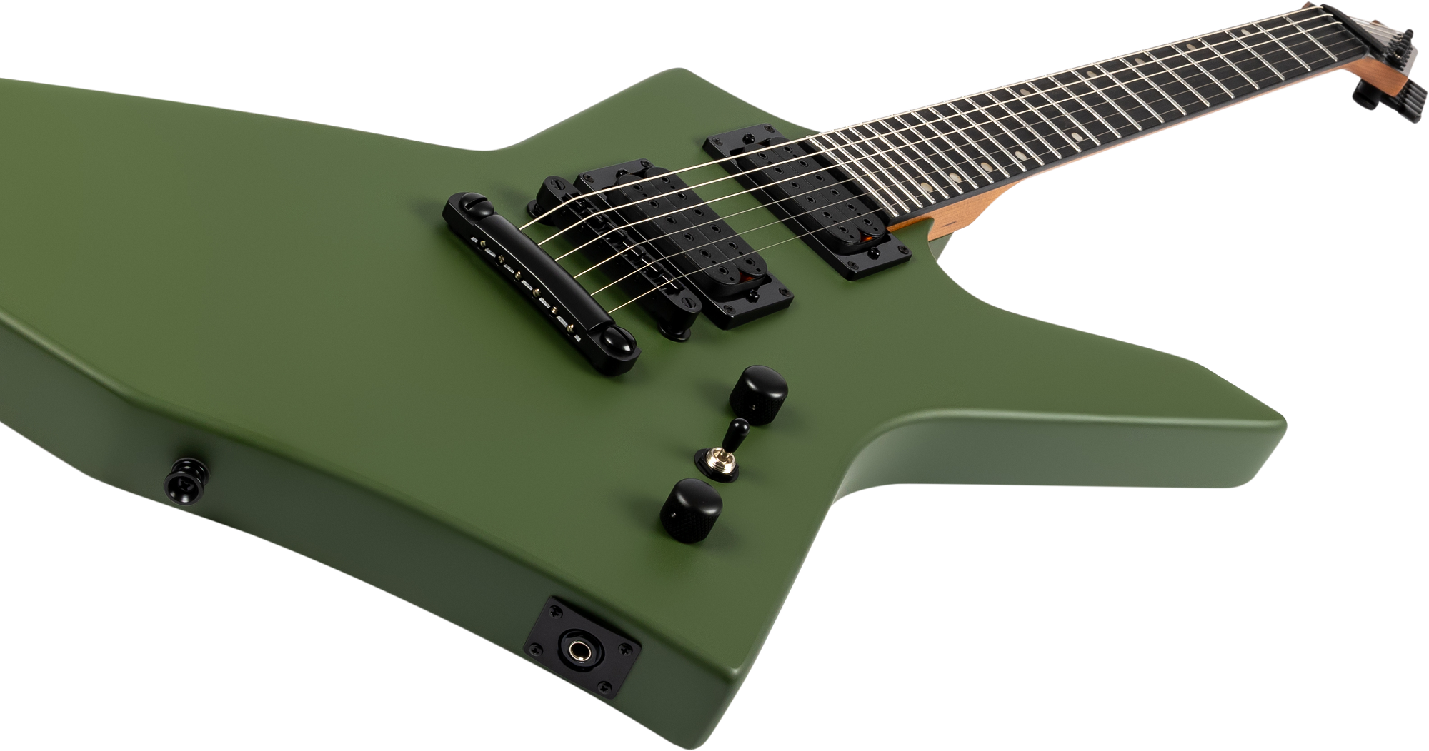 Spira X-400 MGR – Gesamtansicht der E-Gitarre vor neutralem Hintergrund