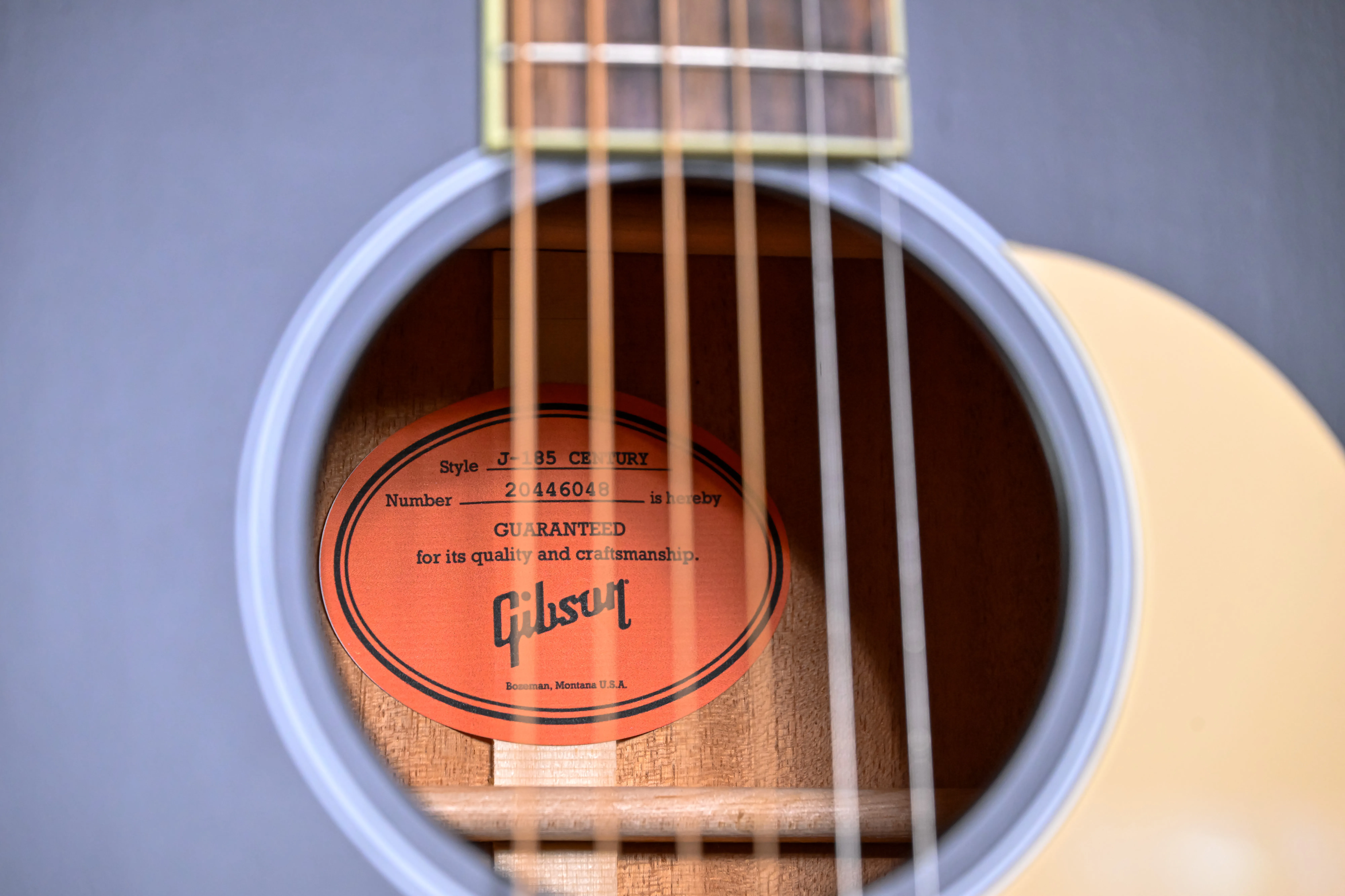 J-185 Century 12-Fret Ebony Westerngitarre