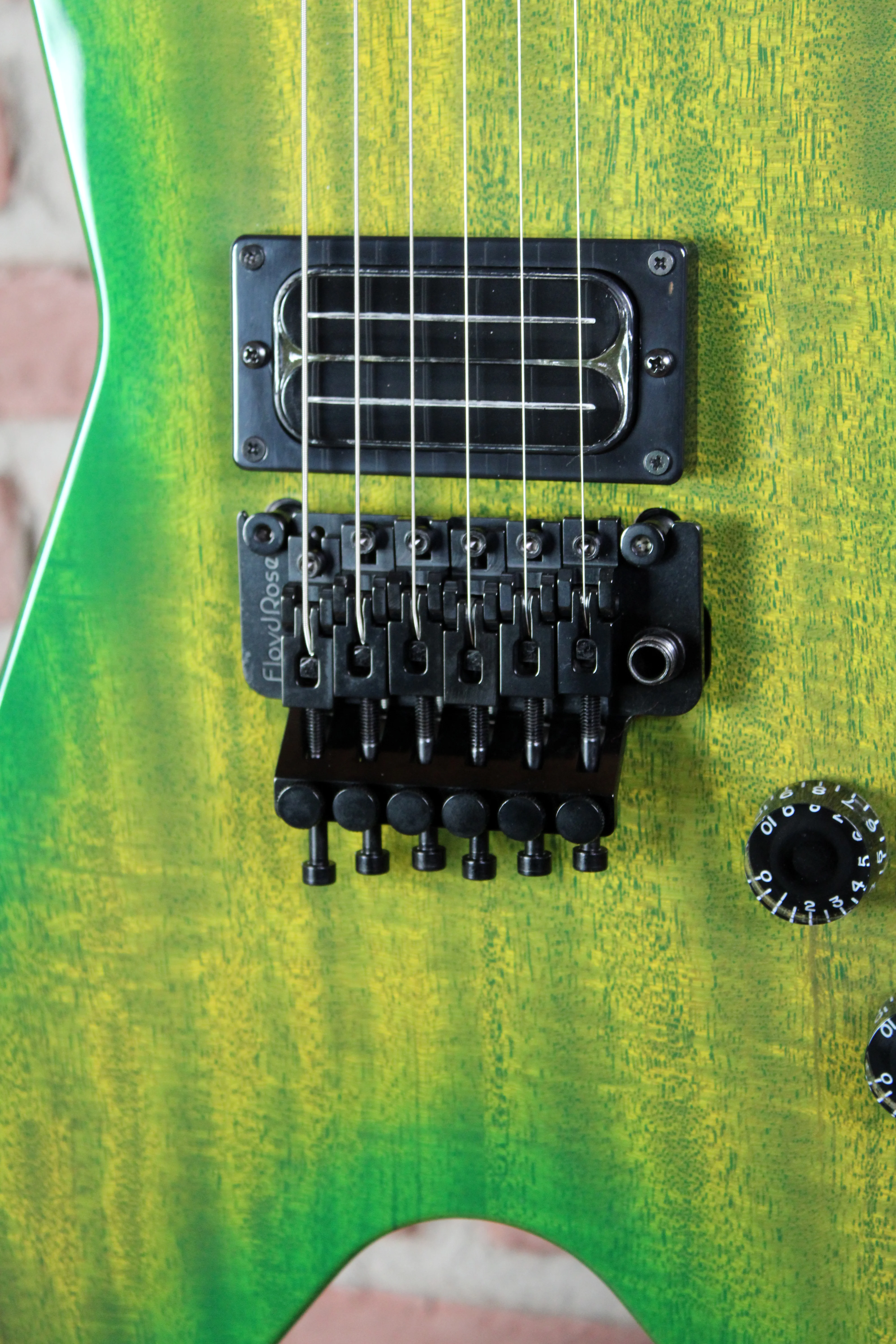 USA Custom Shop ML Floyd Mahogany Slime - Korpus mit Bridge und Pickups