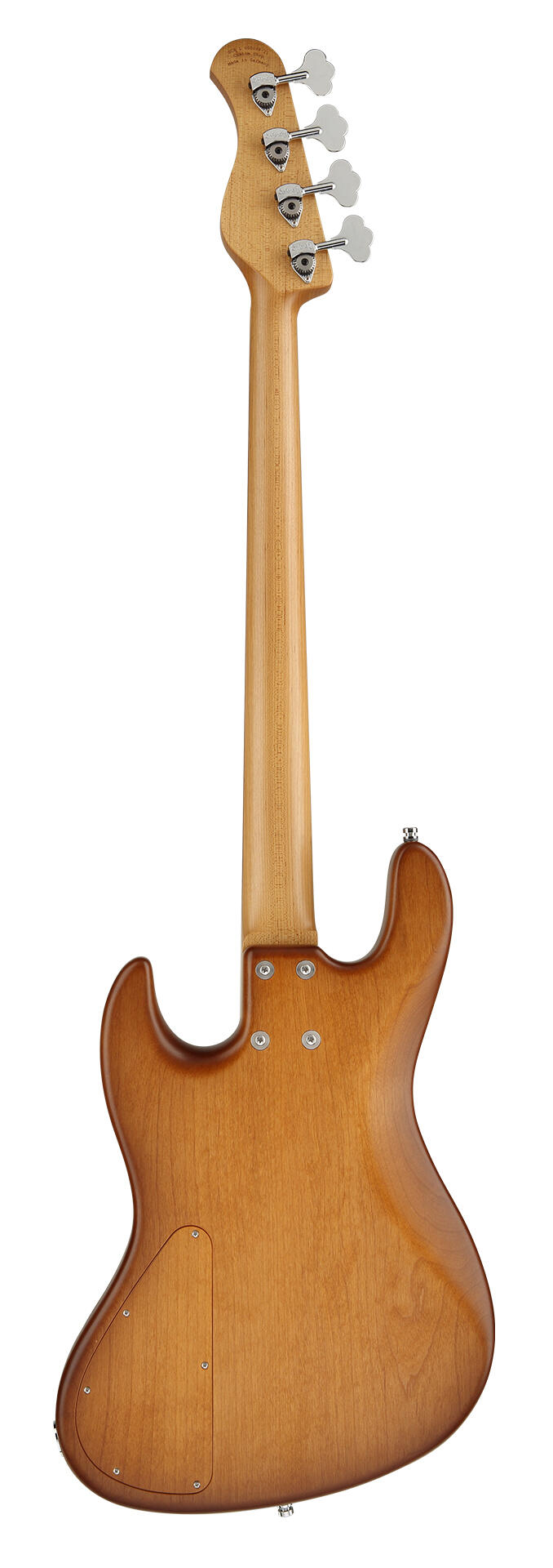 Custom Shop 21-Fret Vintage M/J Bass, 4-String - Caramel Burst Transparent Satin