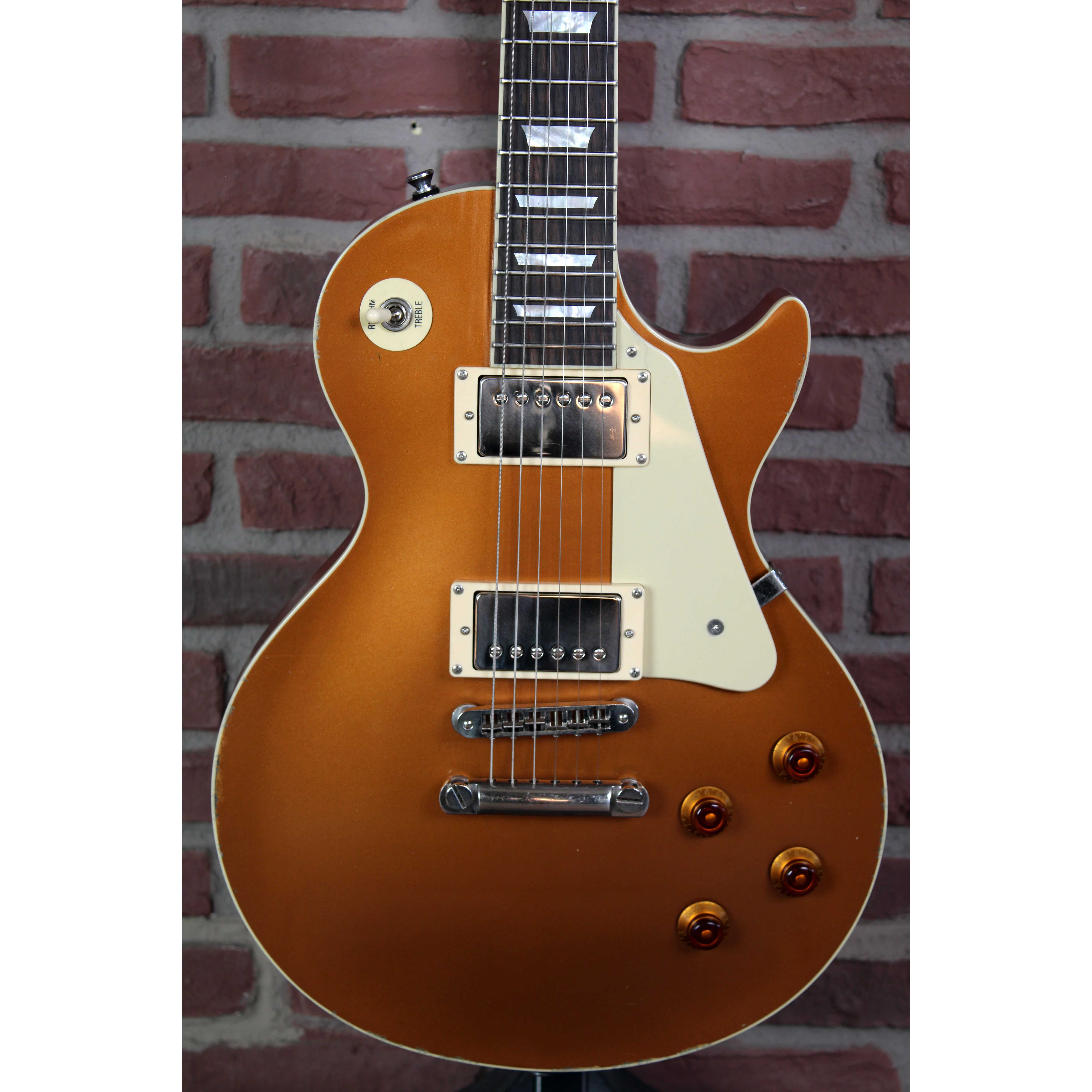 Lester Bullion Gold 60s Slim Taper Aged