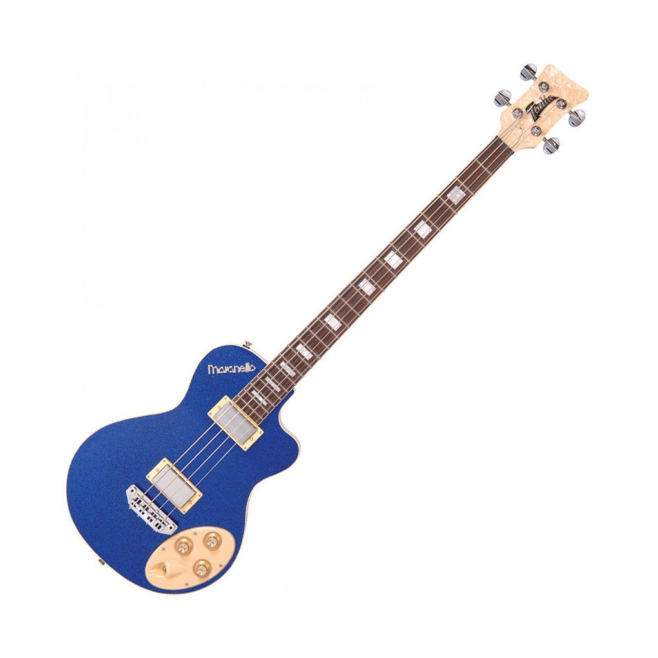 Maranello Classic Bass in Sparkle Blue - E-Bass