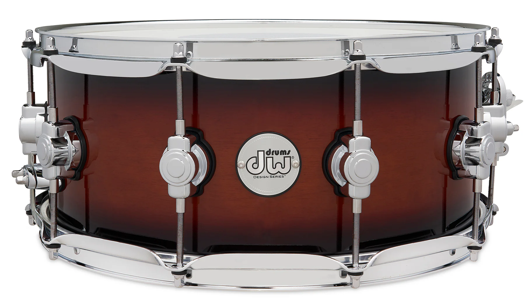 Design 14x6" Maple Snare Drum  Tobacco Burst