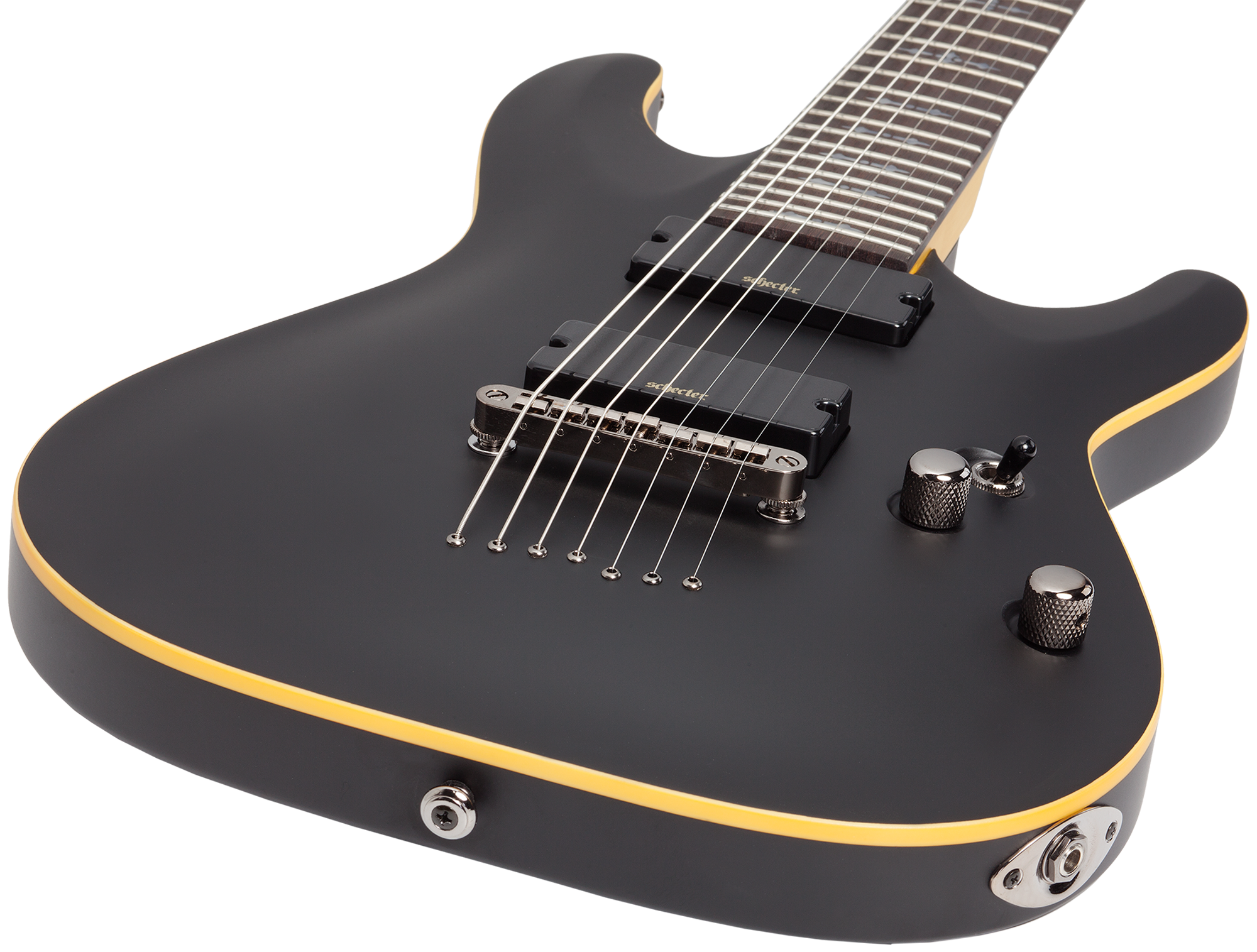 Demon 7 Aged Black Satin E-Gitarre