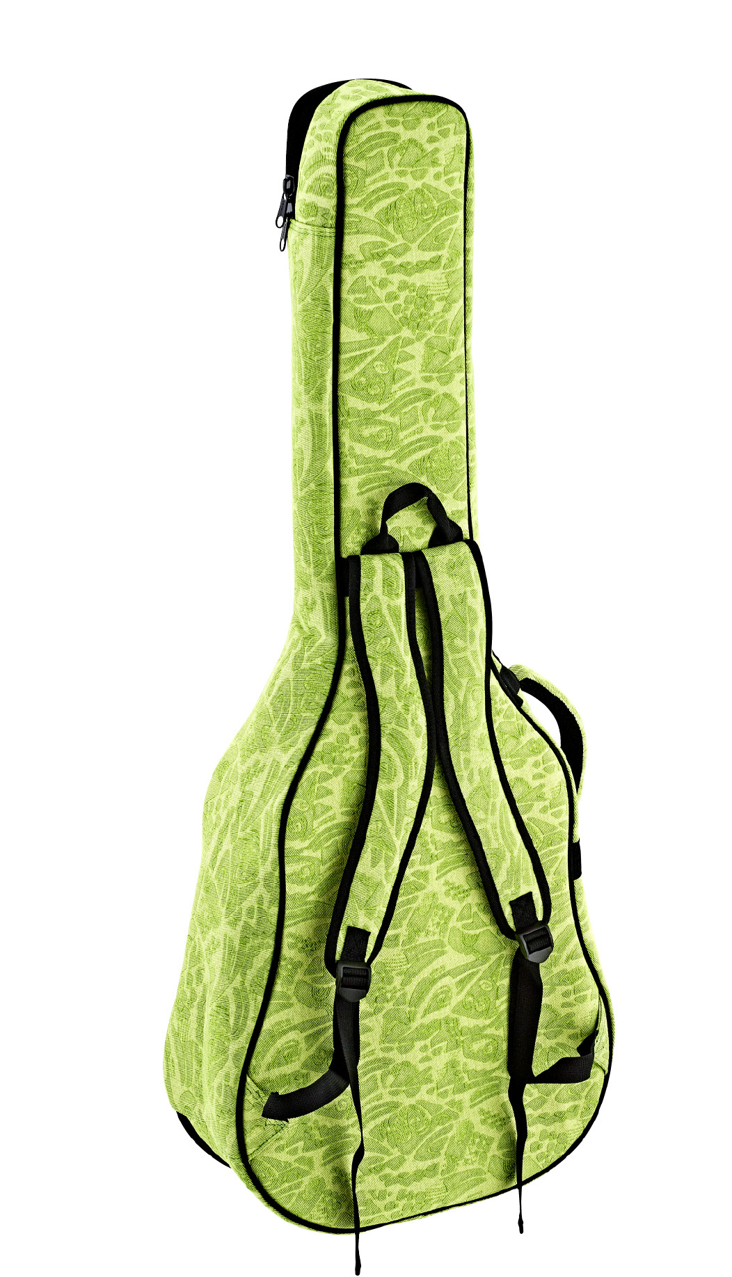 Gigbag 4/4 Konzertgitarre Denim Look Green