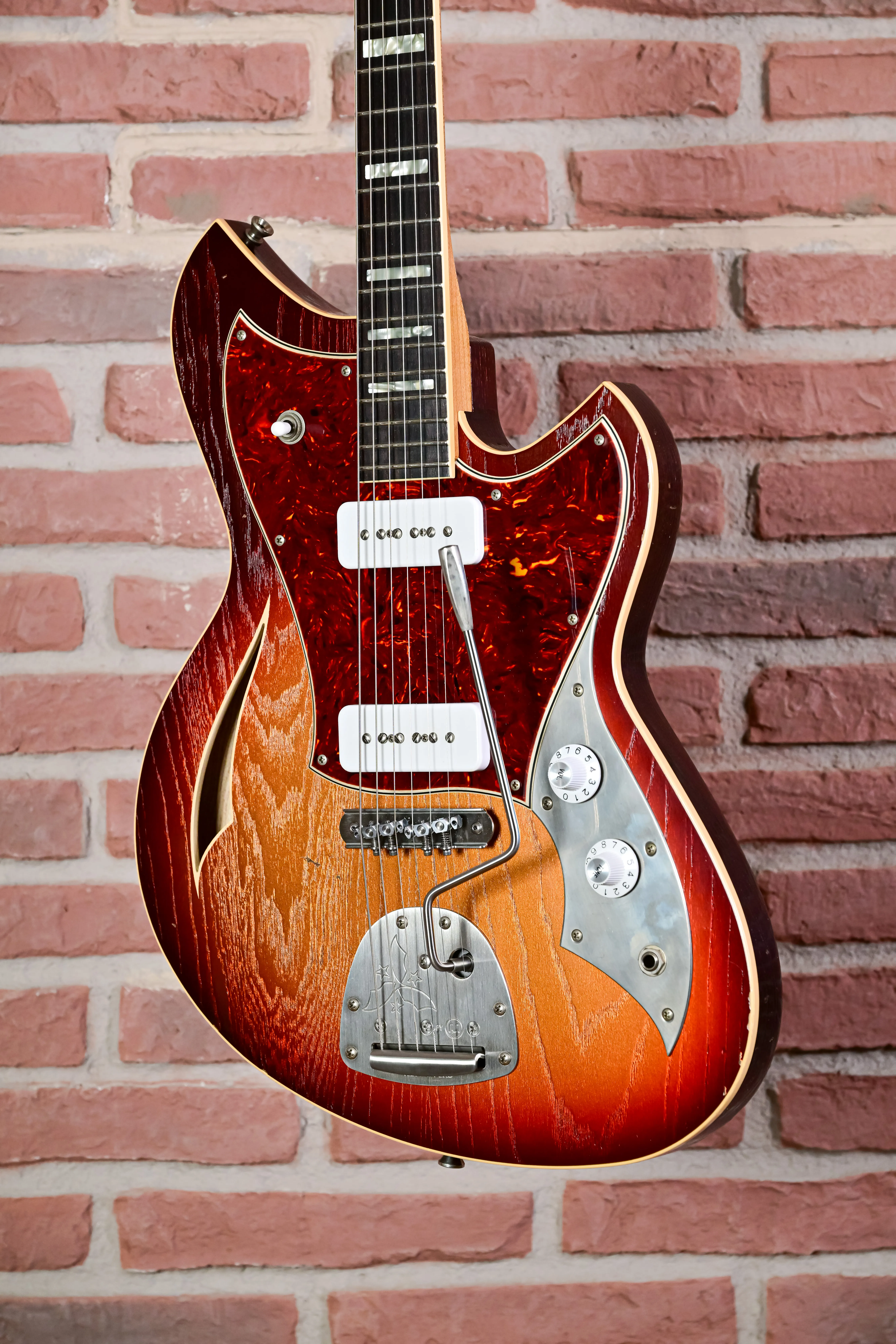 Miris J Mayan Burst 4-ply Tortoise Shell Light Distress