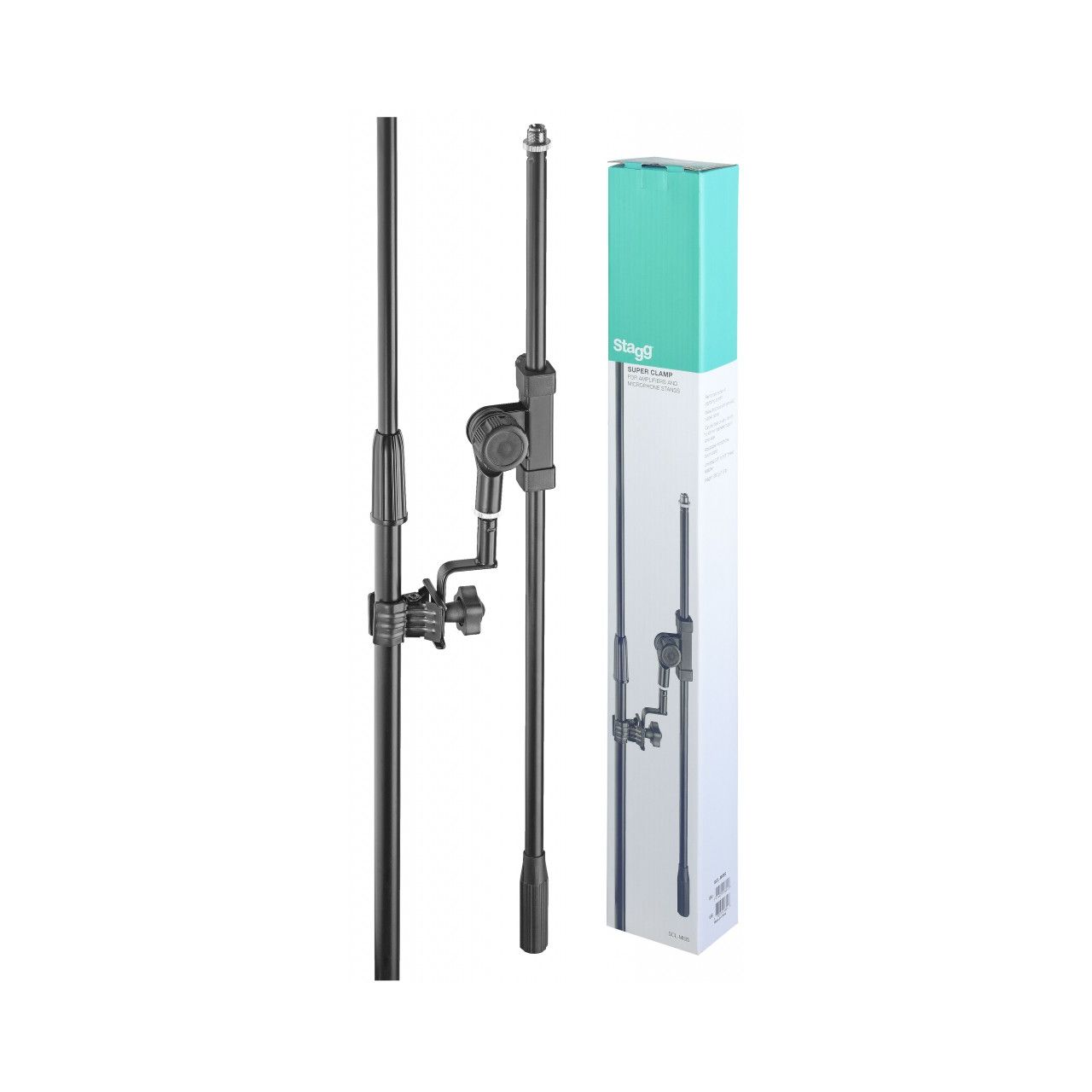 Stagg Universeller Mikrofon-Galgenständer mit Klammer