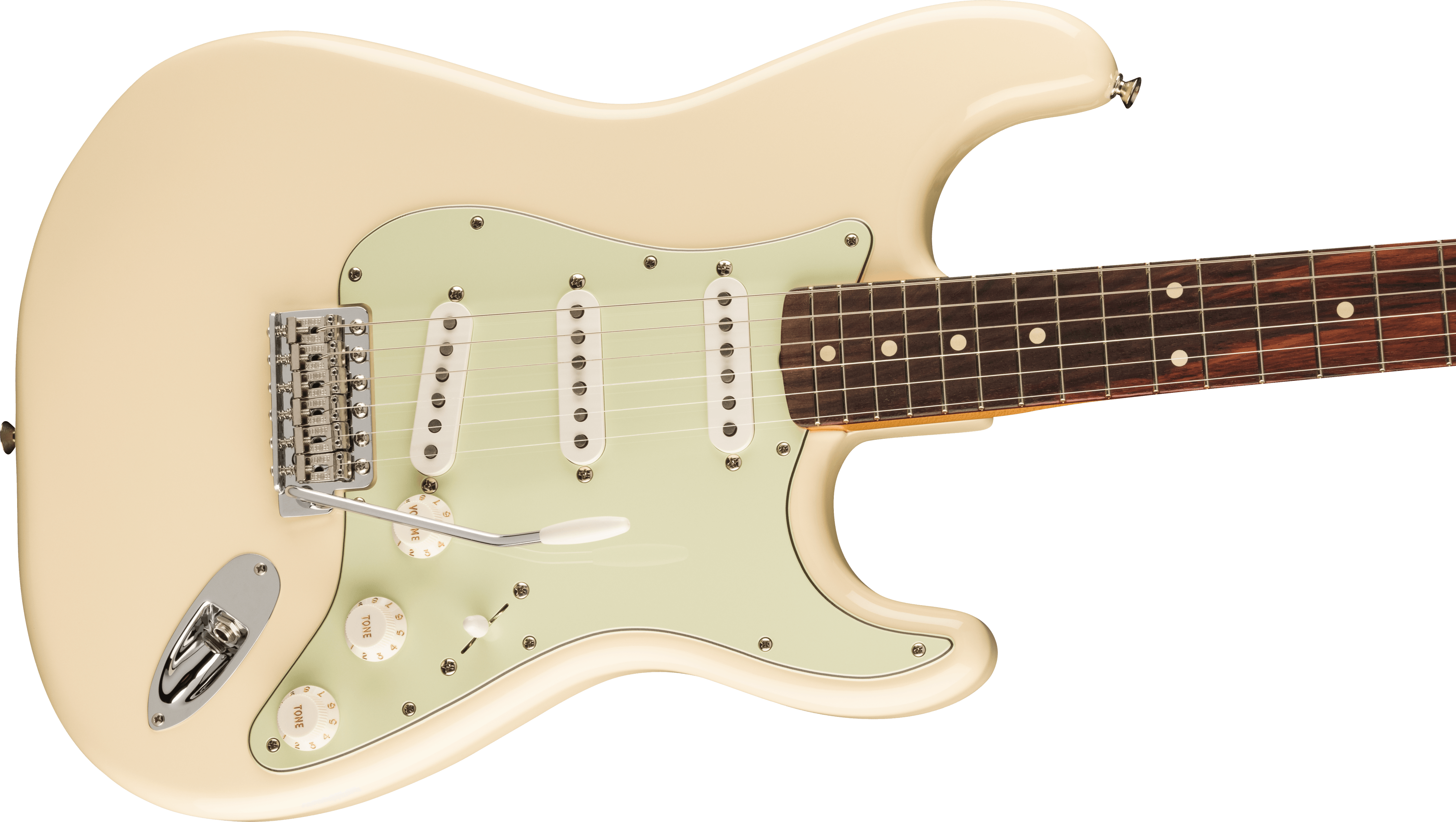 Fender Stratocaster 60s Serie Olympic White Vintage Feeling