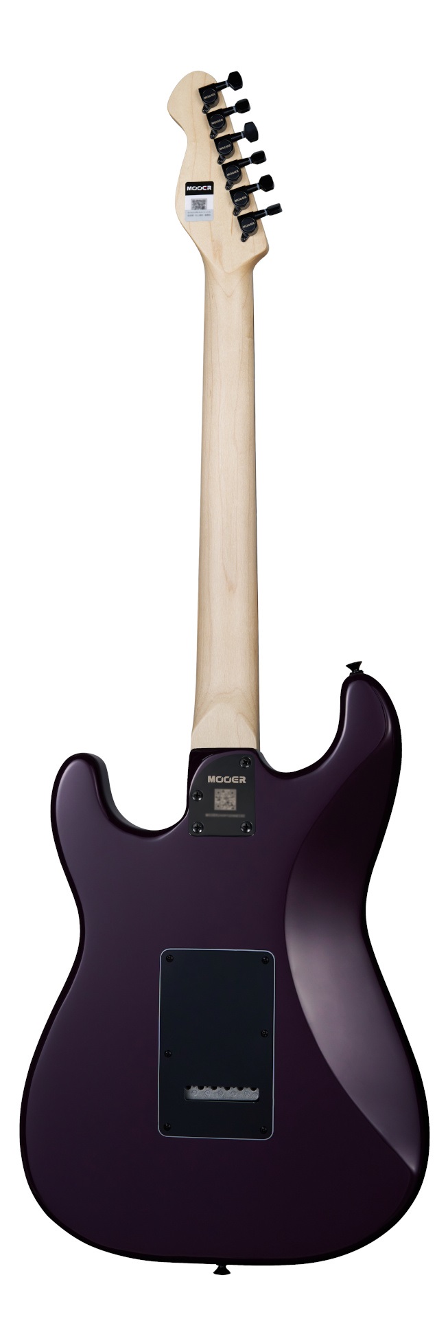 Mooer MSC31 Pro Rückansicht mit Natural Satin Hals
