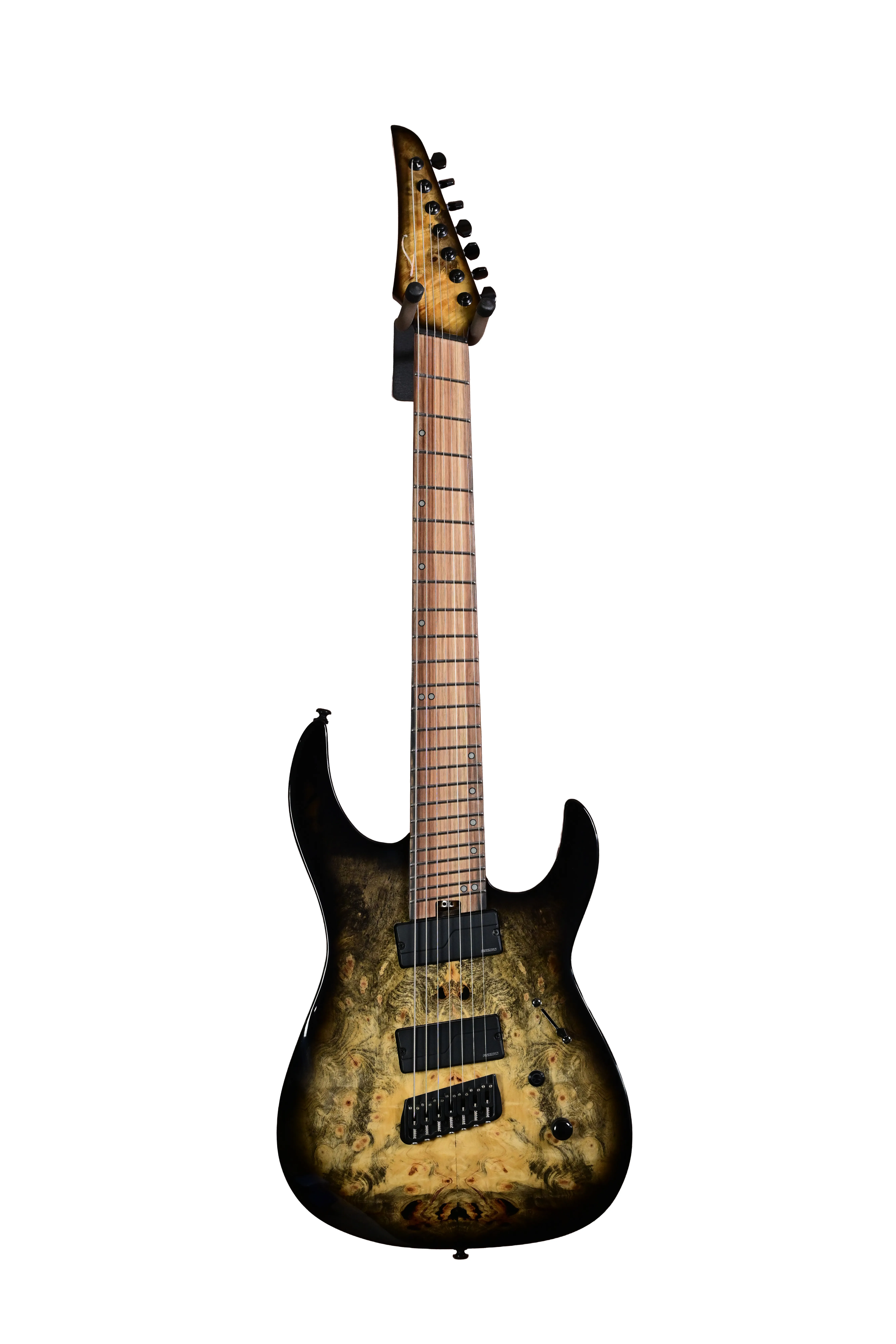 Ninja Overdrive 7-String Multiscale Jupiter Burst E-Gitarre