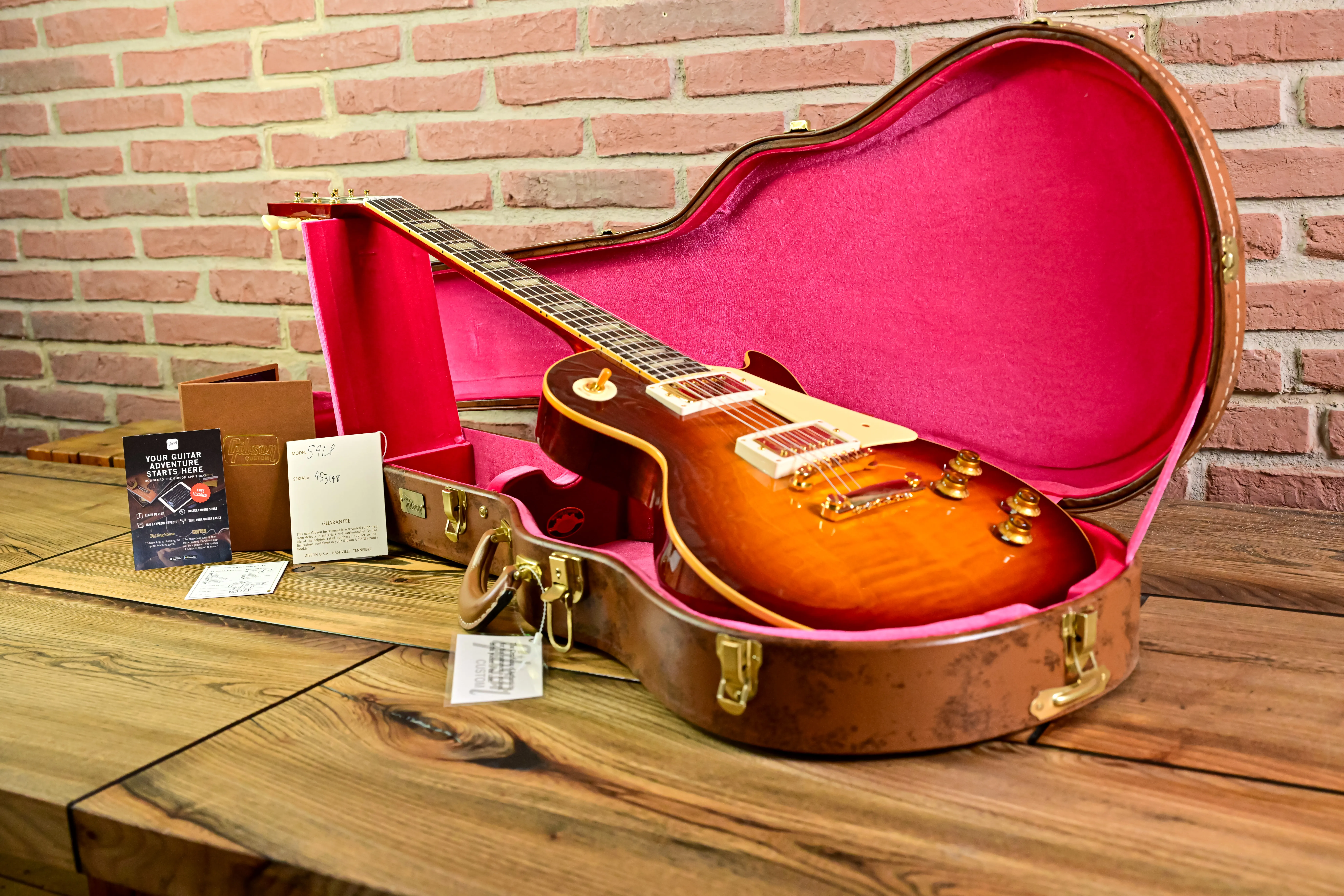 59 Les Paul Standard M2M Dark Cherry Burst VOS #953198