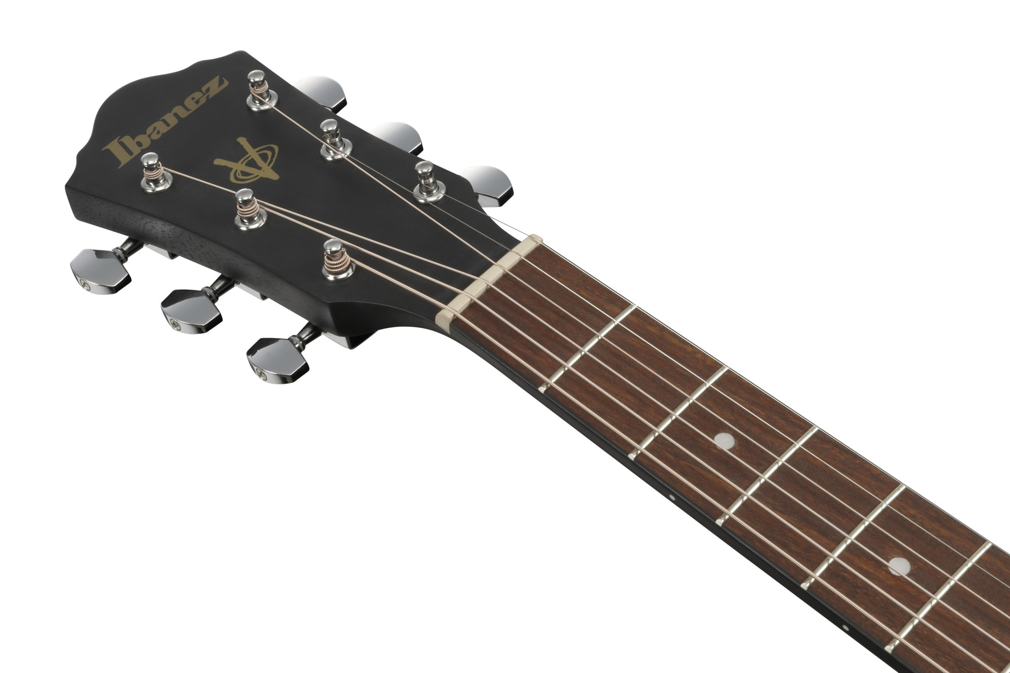 V44CE-WK Westerngitarre Weathered Black Open Pore