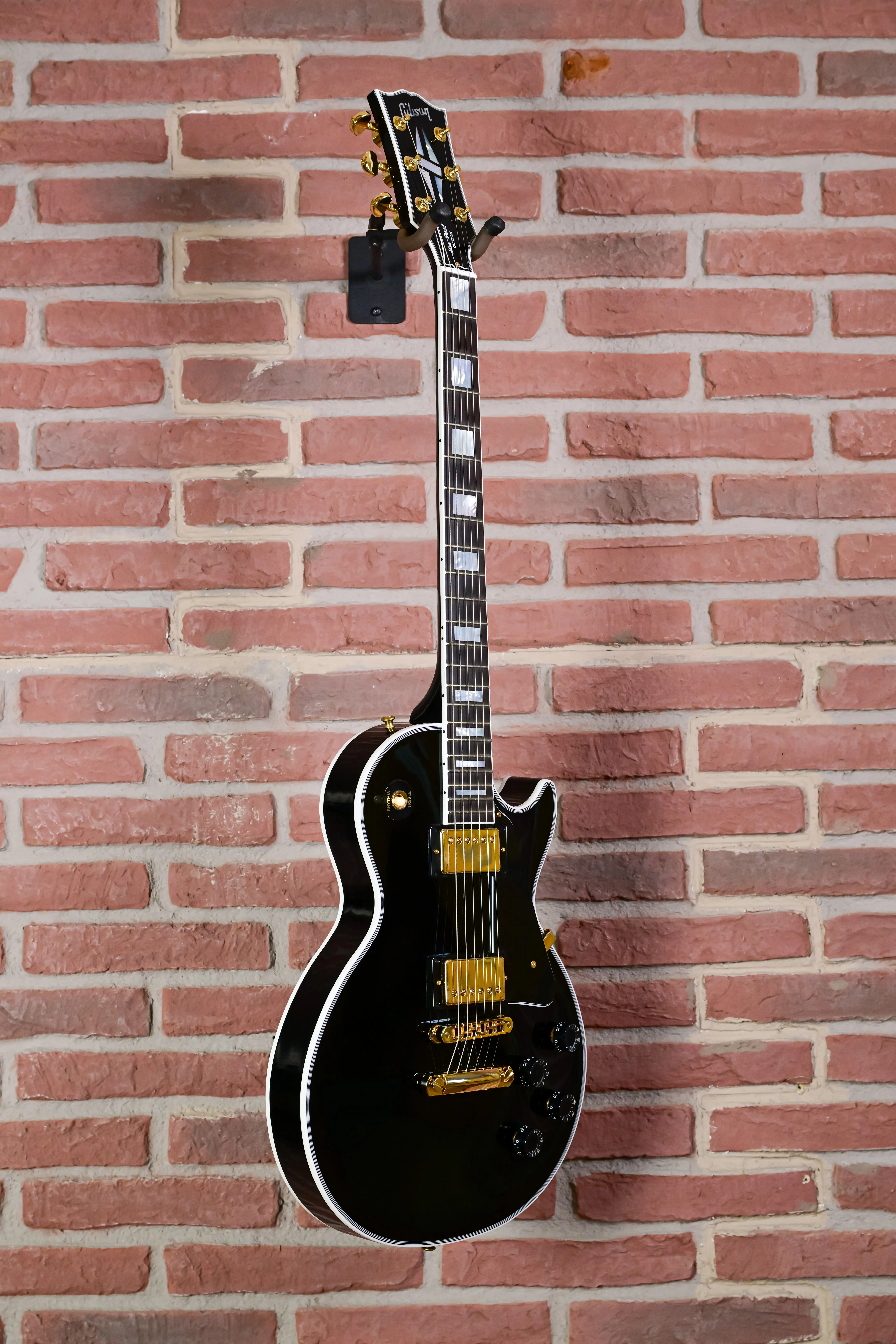 Les Paul Custom 25 1/2 Scale Ebony Gloss Gold Hardware