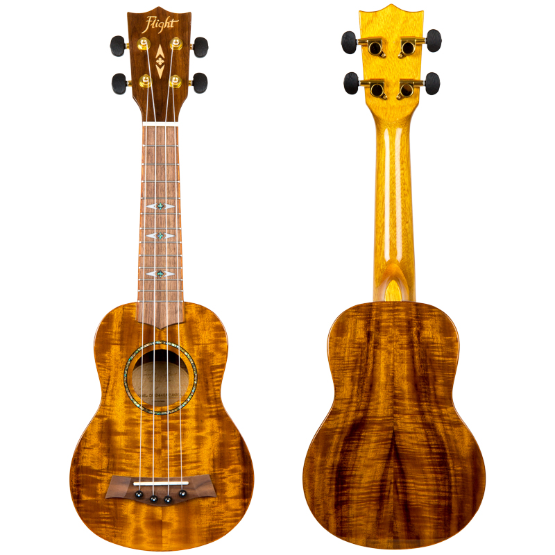 DUS445 Glossy Acacia Soprano Ukulele
