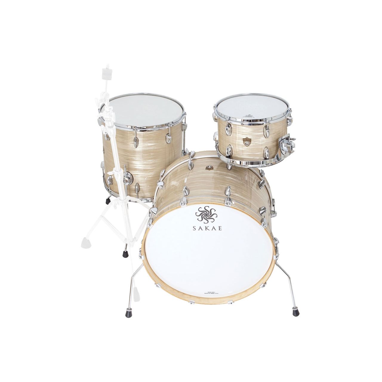 18" x 14" Trilogy Bass Drum Vintage Club Oyster