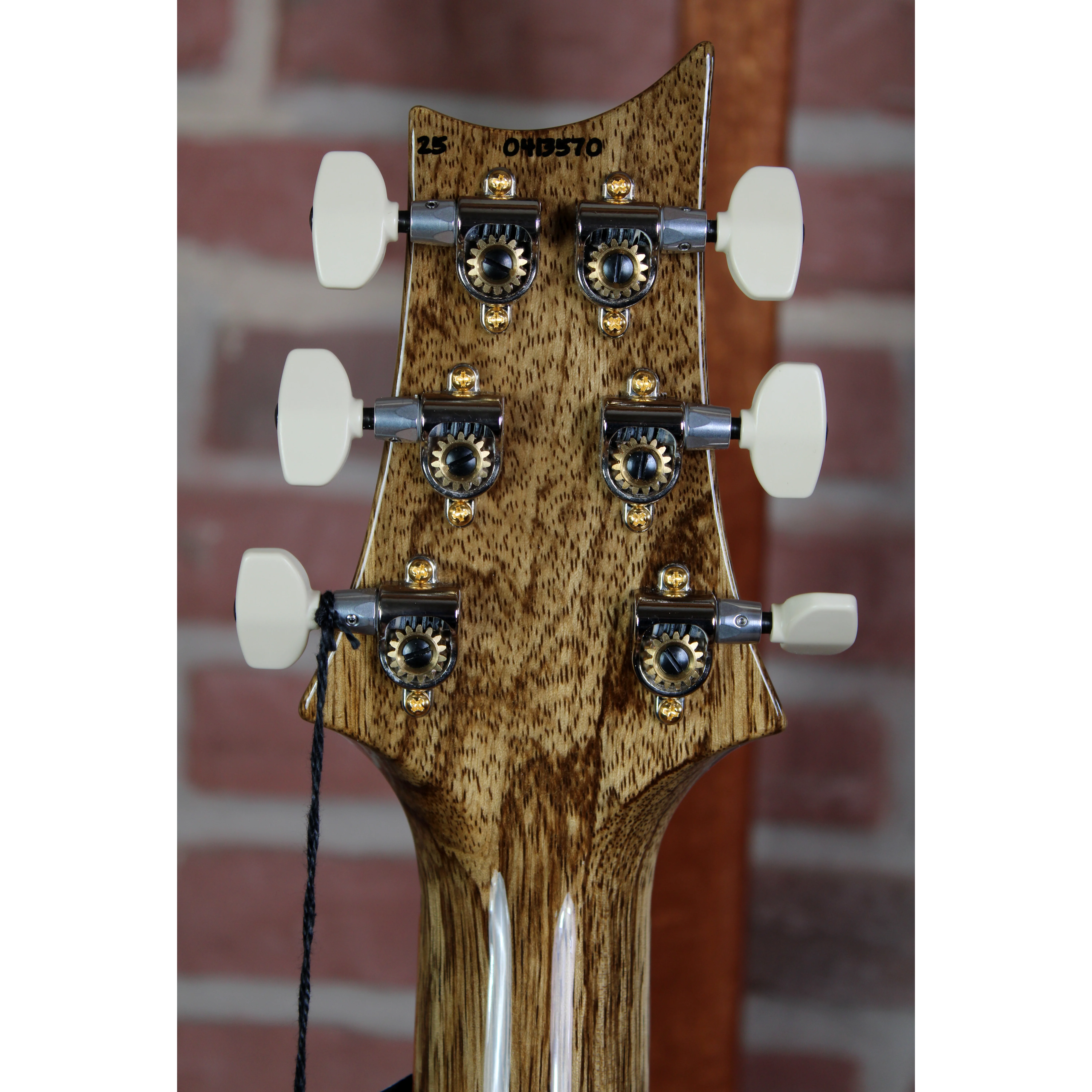 PRS 40th Anniversary Special Semi-Hollow Ltd Yellow Tiger Bird-Inlays auf Palisandergriffbrett