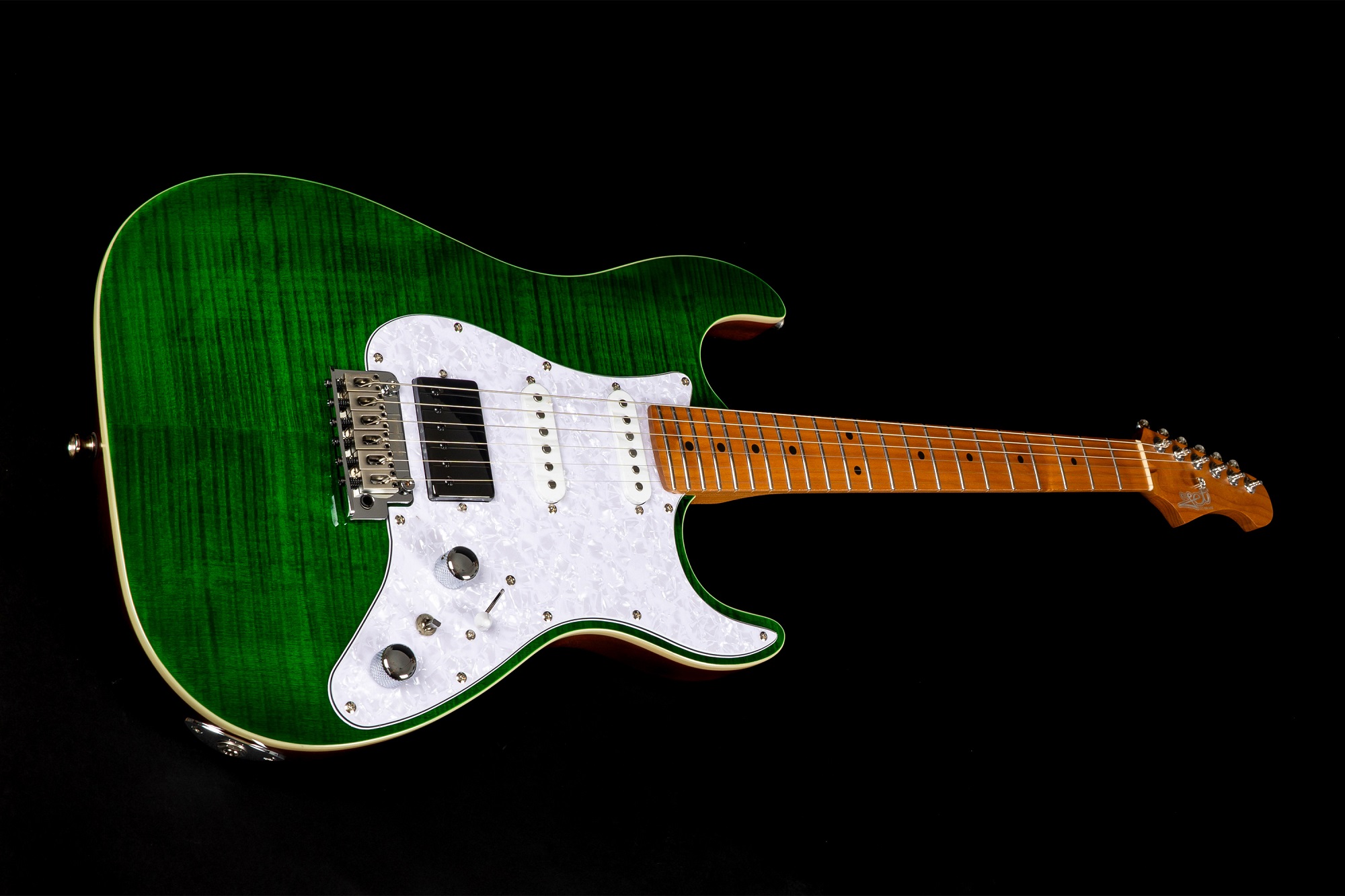 JS-600 TGR E-Gitarre Transparent Green