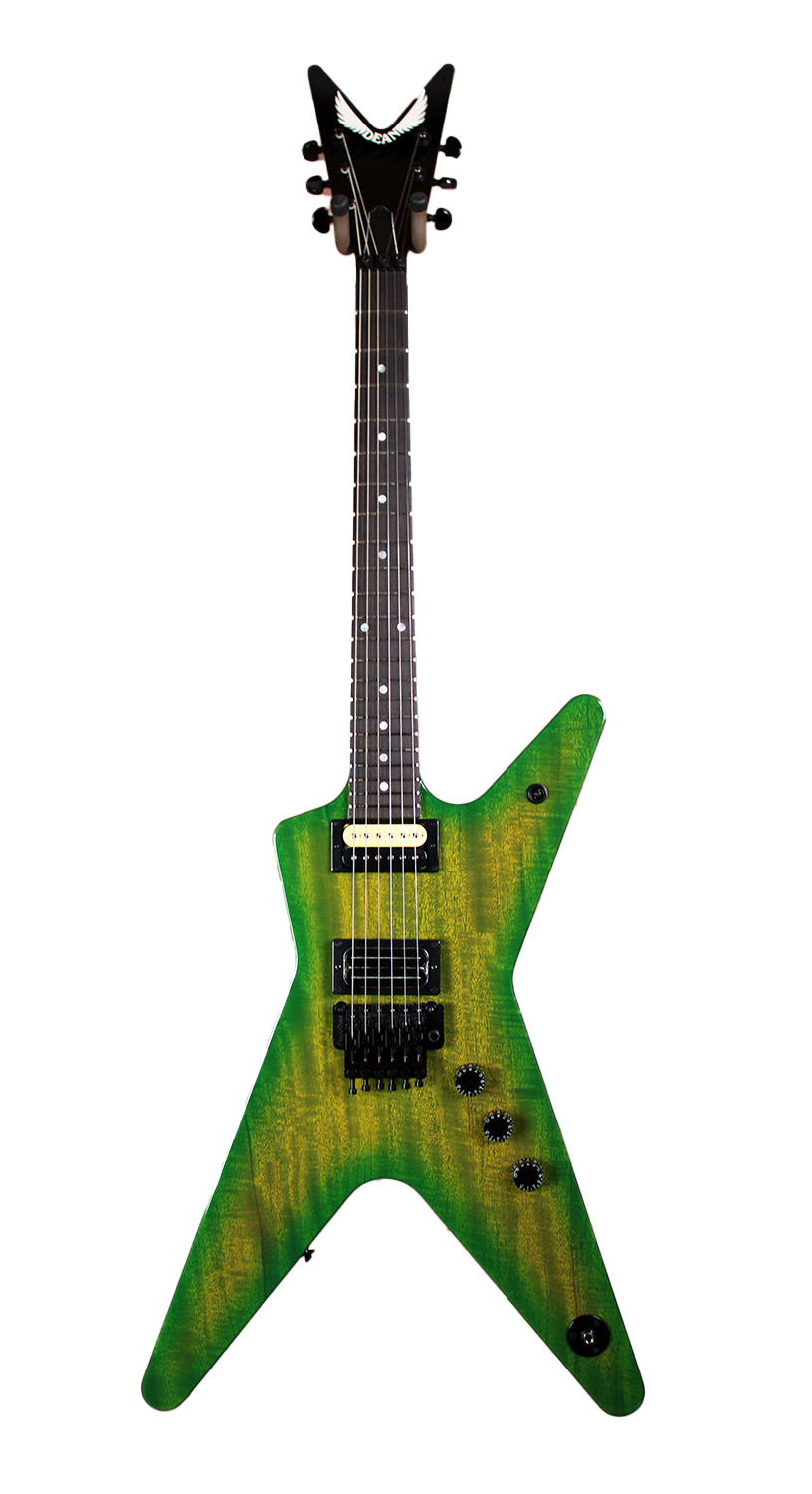 Dean Guitars USA Custom Shop ML Floyd Mahogany Slime - Gesamtansicht