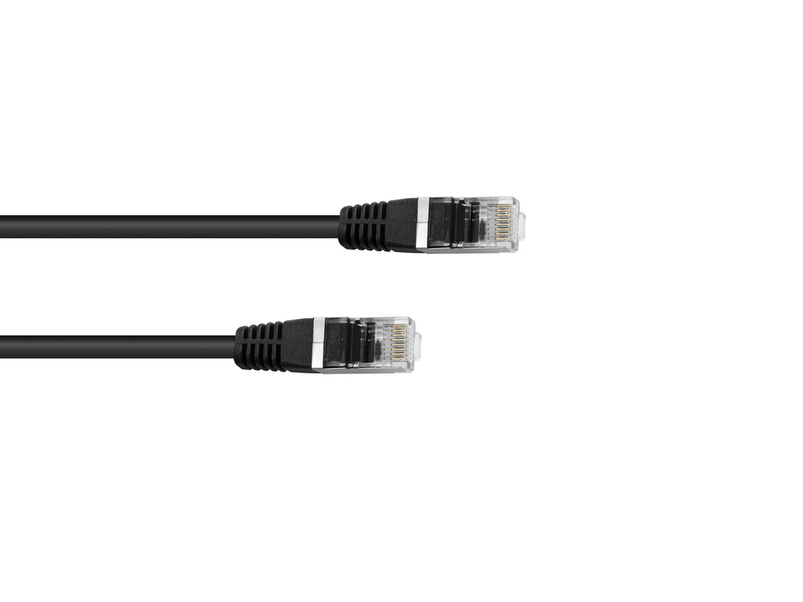 CAT-5 Kabel 1m sw