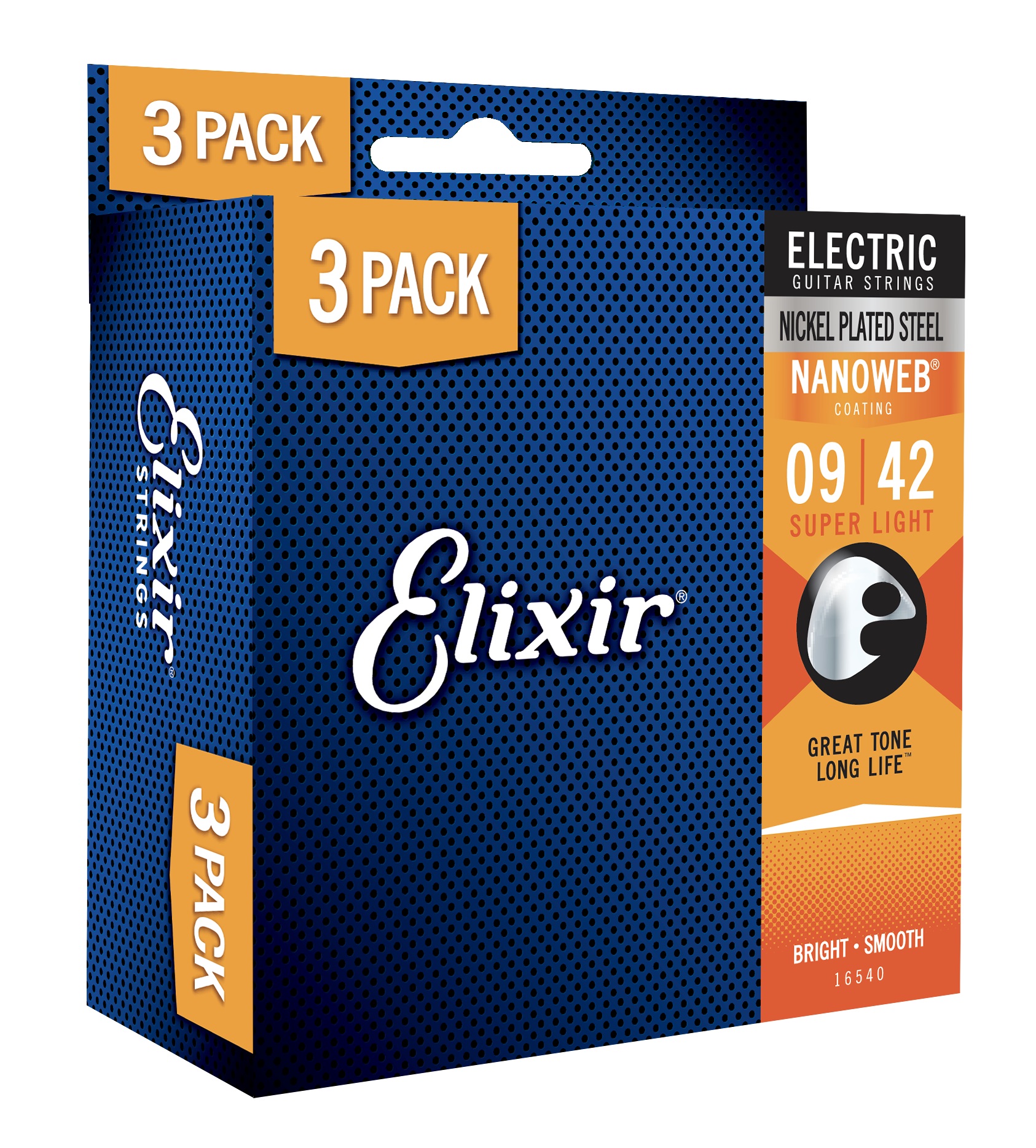 3er Pack Electric Nanoweb 16540 .009/.042