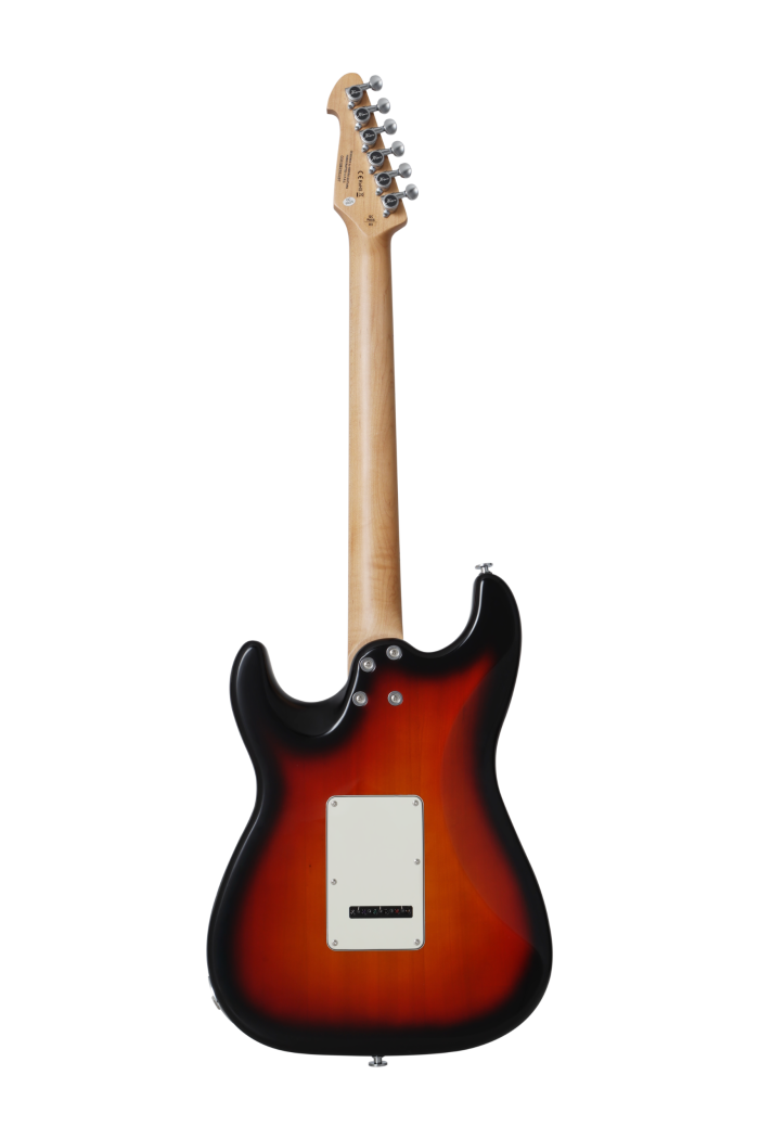 KS-Classic SSH Maple 3-Tone Sunburst E-Gitarre