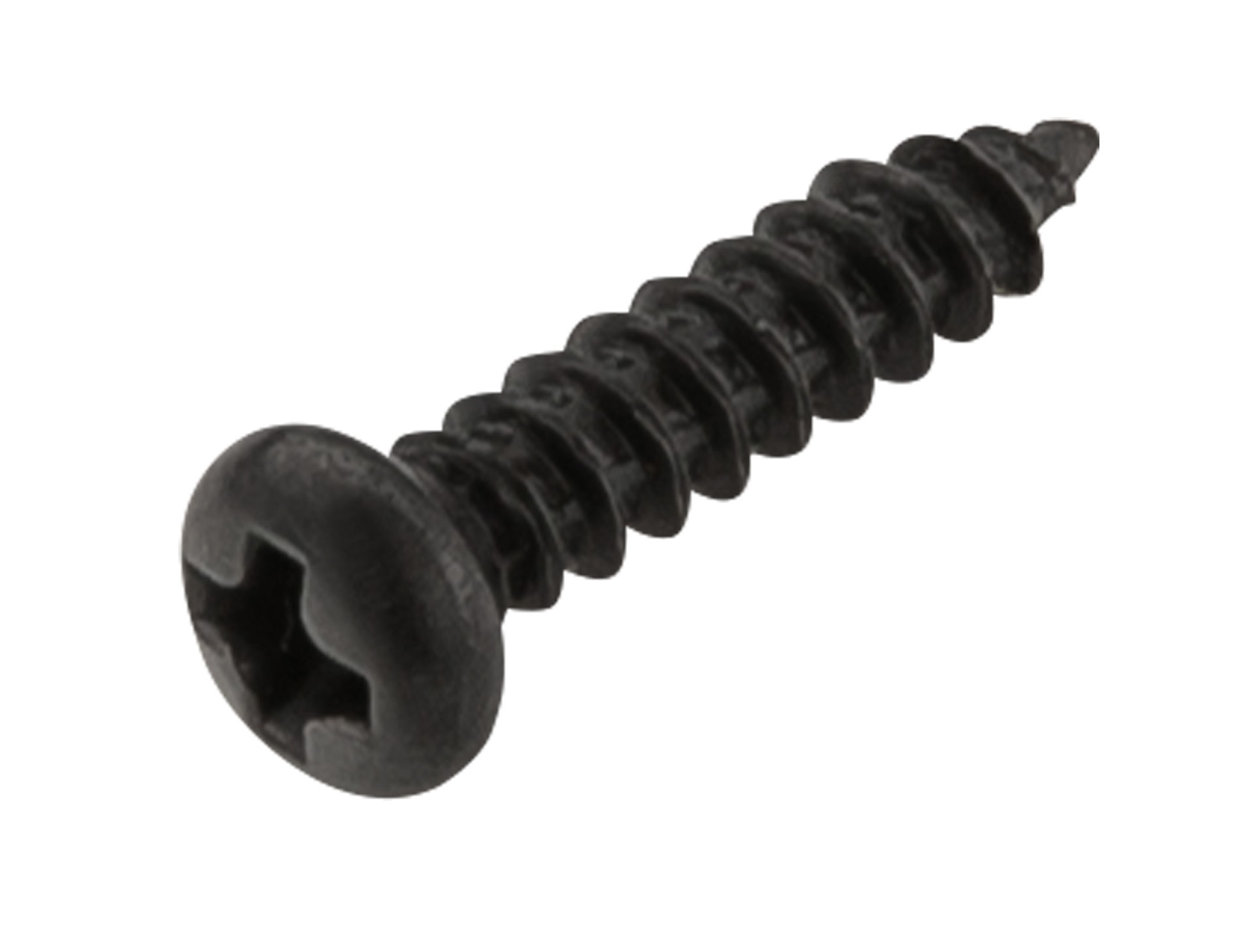 Wood Screw for Machine Heads 2.2 mm x 9.5 mm, 6 pcs., - Black