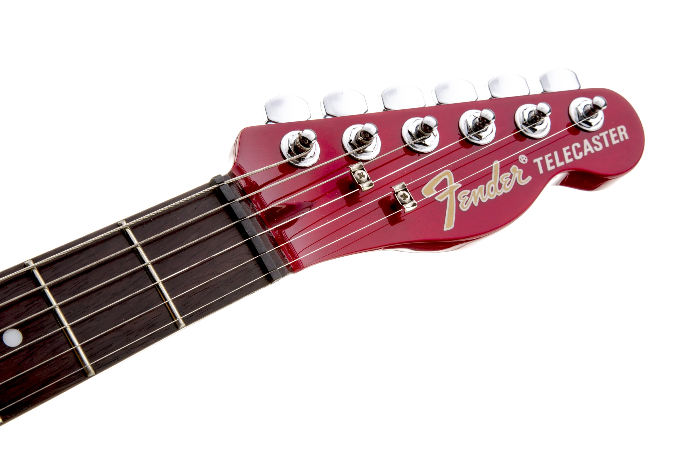 Jim Adkins JA-90 Telecaster Thinline Crimson Red Transparent