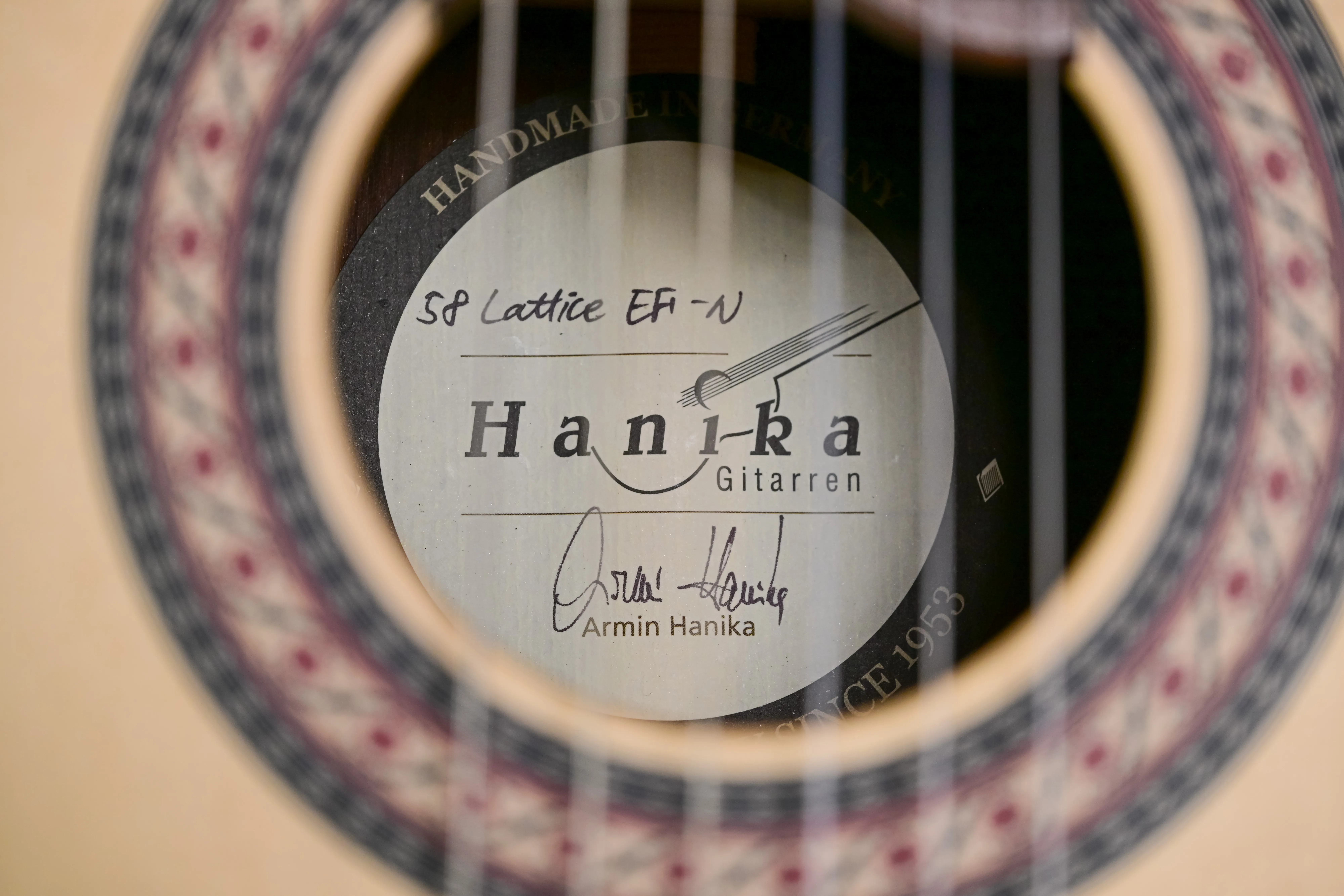 58 Lattice EF-N Konzertgitarre