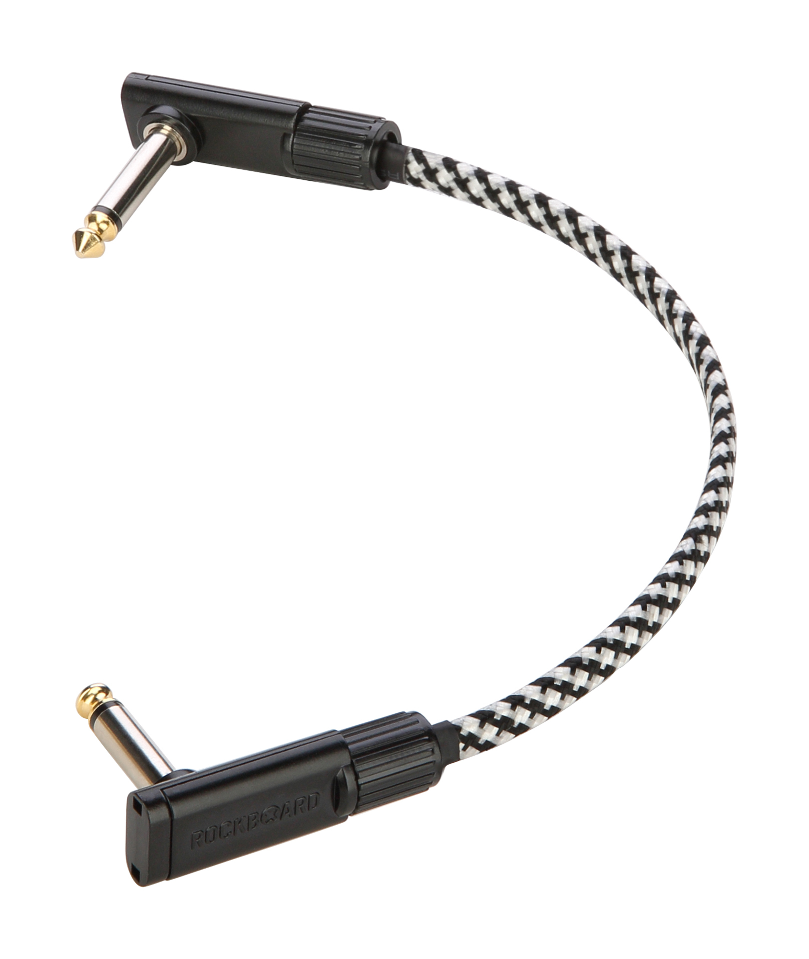 Salt&Pepper Tweed Series Flat Patch Cable - 20 cm
