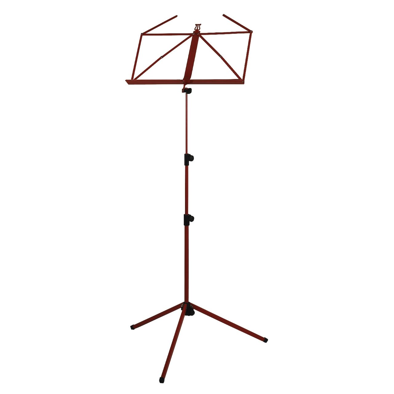 Notenpult, zusammenklappbar, rot inkl. Tasche