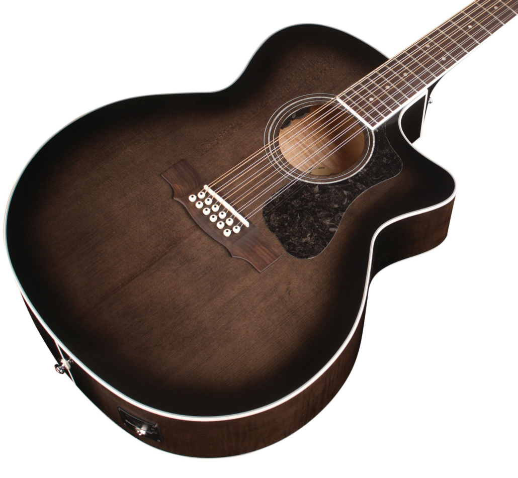 F-2512CE Deluxe Archback Trans Black Burst (B-Stock)