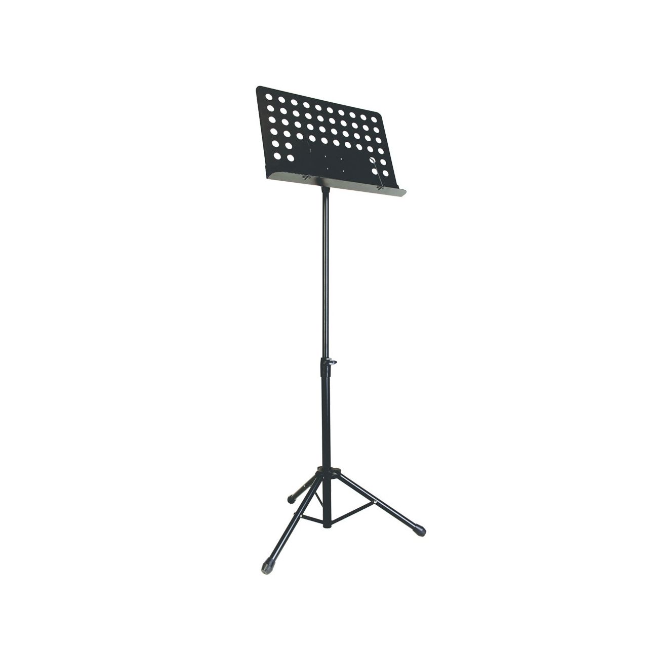 Orchesterpult Lochplatte Schwarz