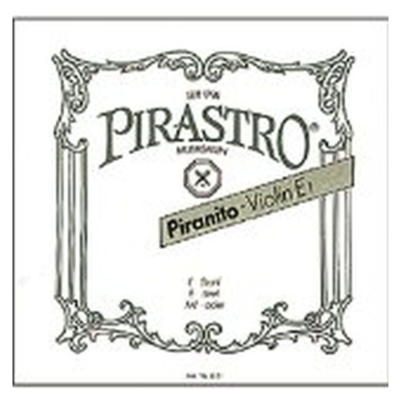 Piranito Violine 1/4, 1/8 D Stahl/Chromstahl Kugel mittel