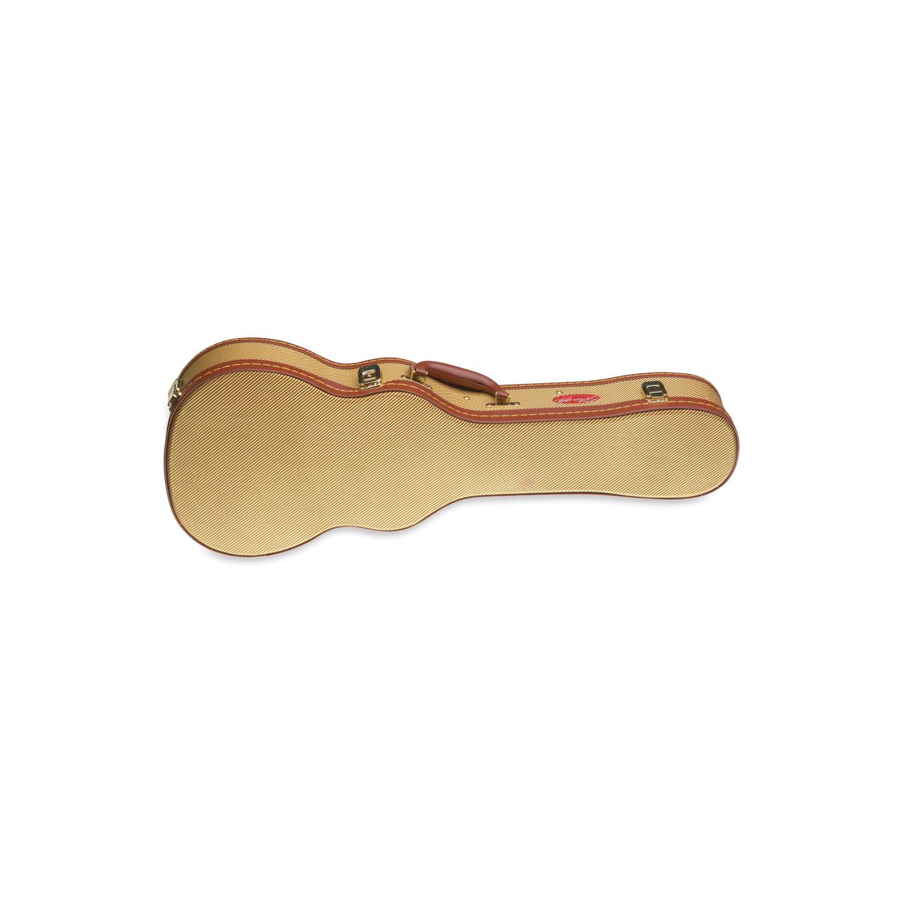 GCX-UKC Gold Tweed Deluxe-Koffer für Konzert-Ukulele