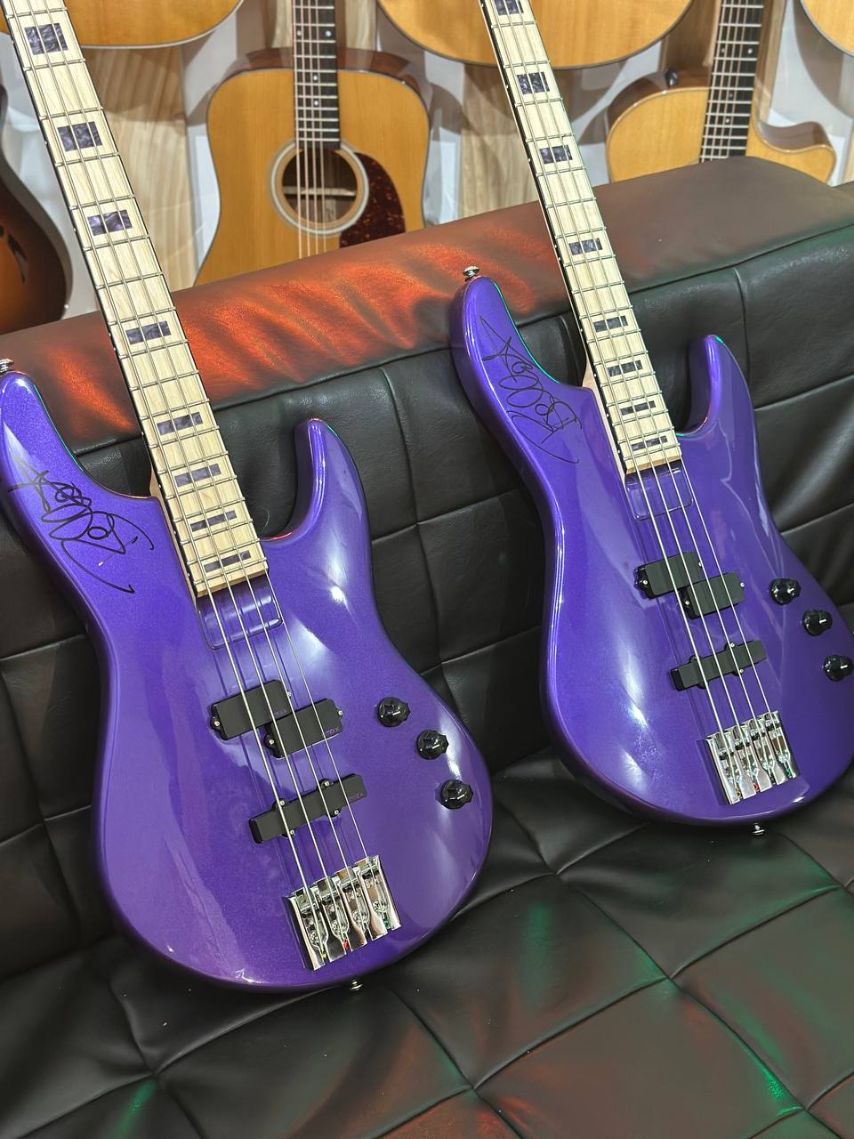 NC-4 Bass Metallic Purple - Signed by Frank Bello Signature -  #2