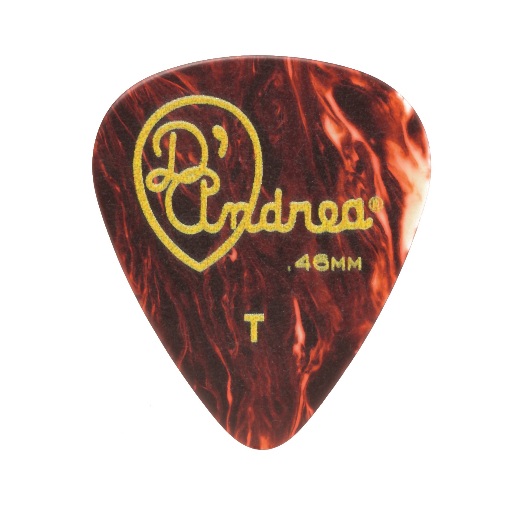 Shell Celluloid Picks - 351 Shape (RG351 .46TH), 72 pcs Refill Bag, 0.46 mm, Shell