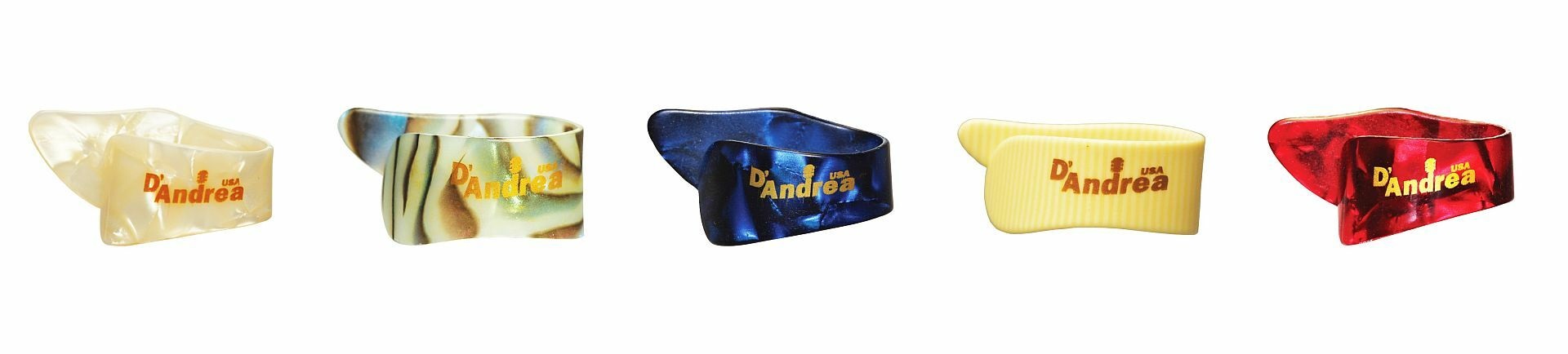 Thumb Picks (R373 LG DXC), 12 pcs Assorted Pick Pack, Large, Deluxe Colors