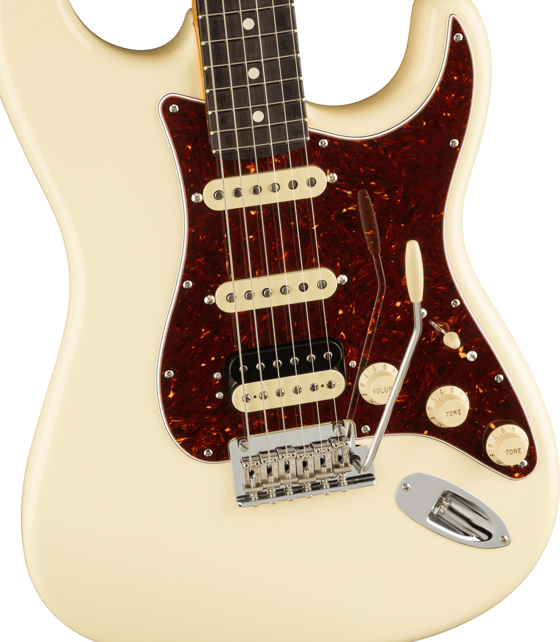 American Professional II Stratocaster® HSS, Rosewood Fingerboard, Olympic White