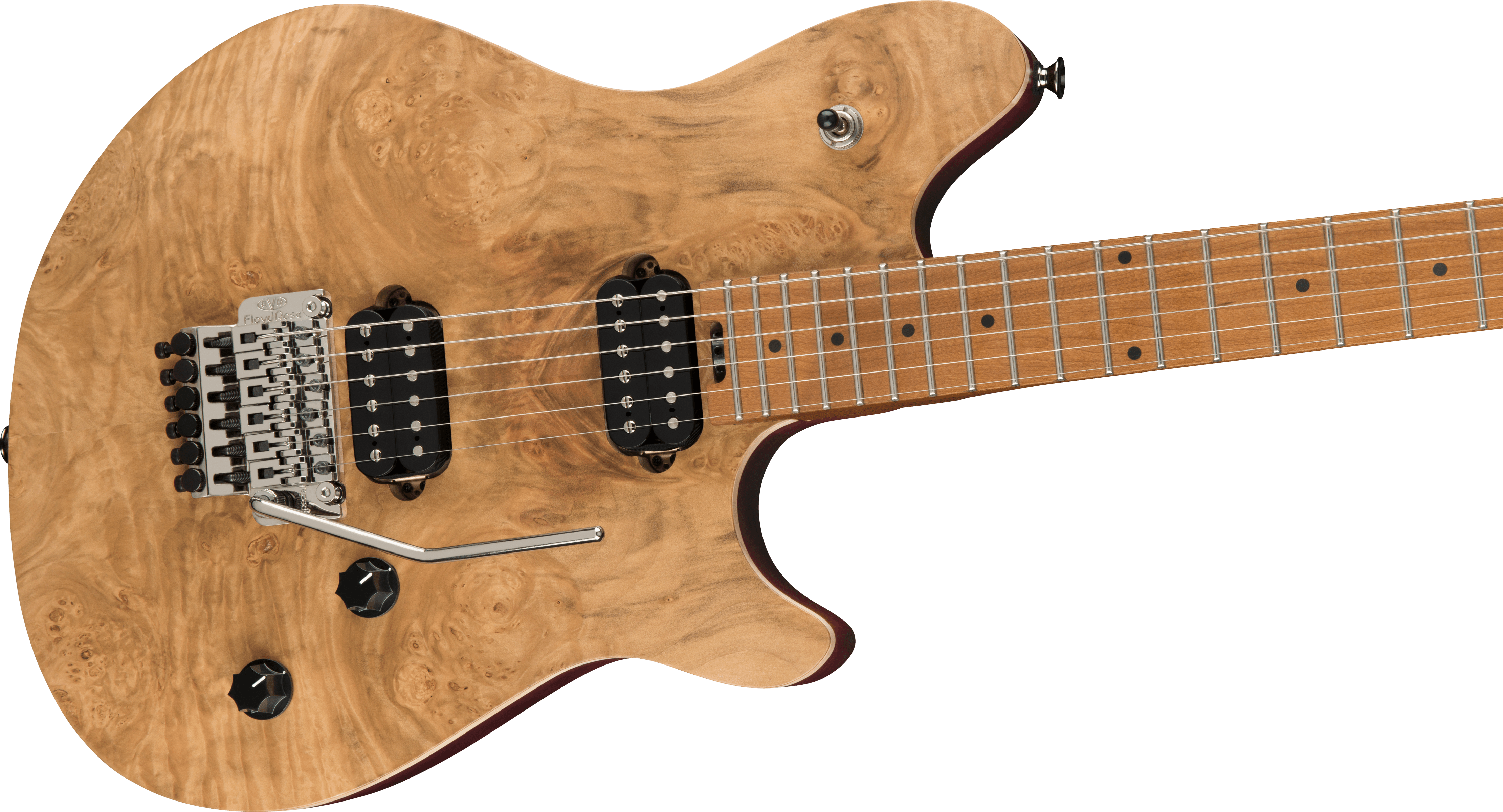 Wolfgang® WG Standard Exotic Laurel Burl, Baked Maple Fingerboard, Natural