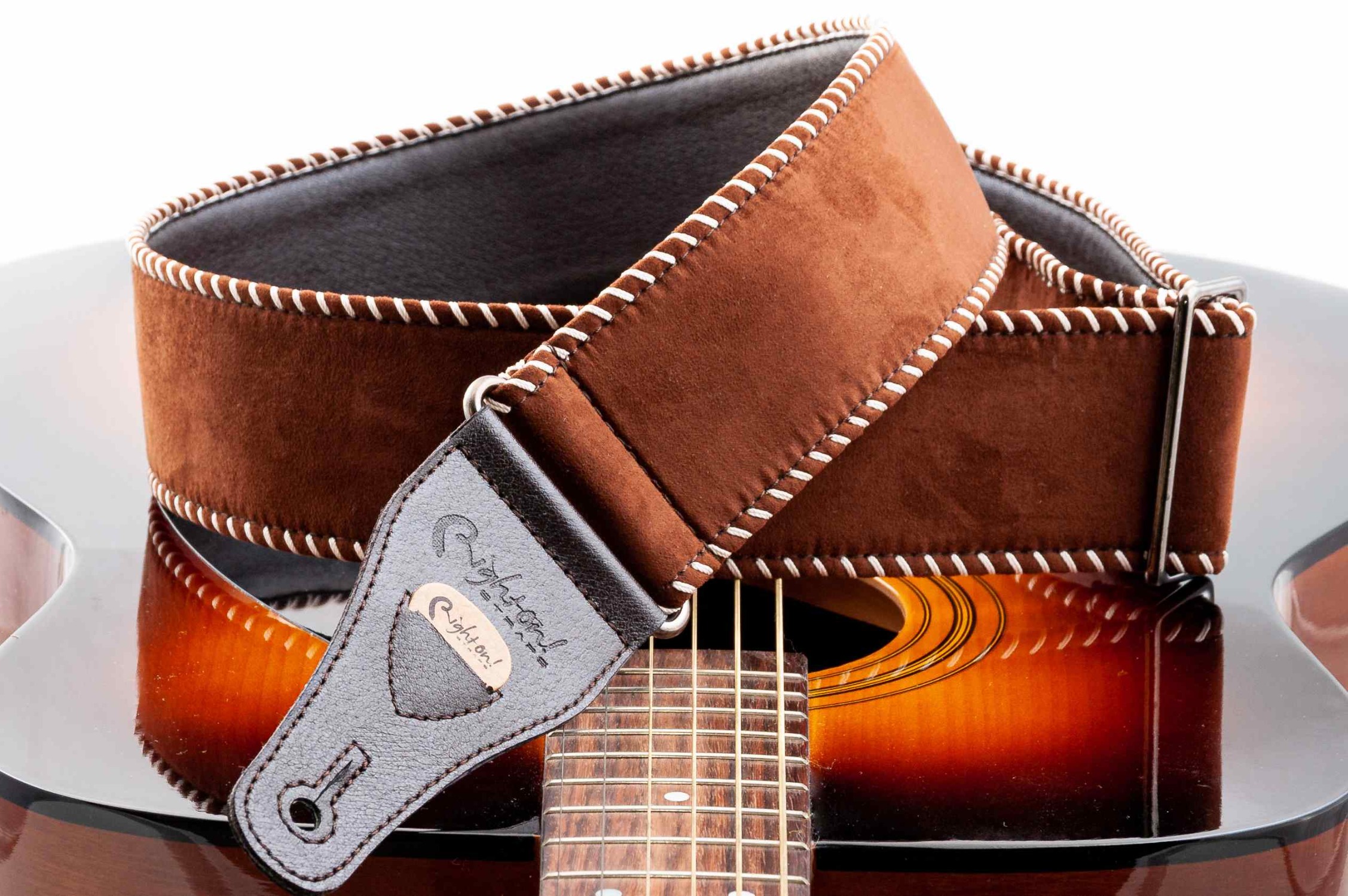 Yeehaw Light Brown Guitar Strap