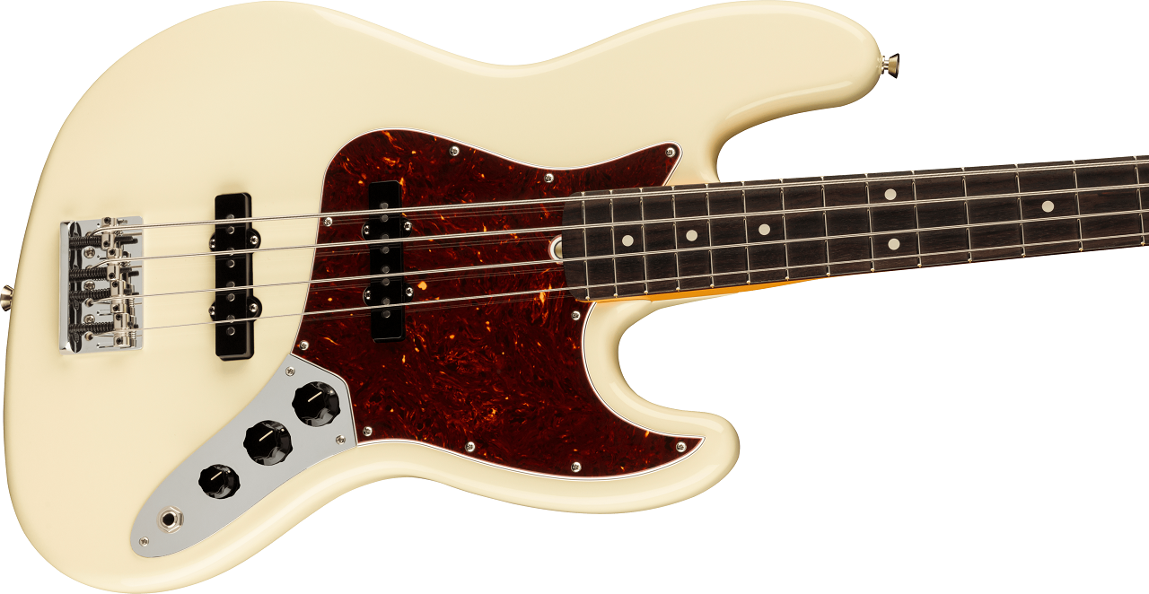 American Professional II Jazz Bass®,  Olympic White