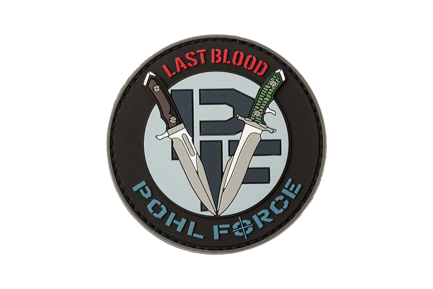 Patch MK-8/9 Last Blood Blue,  Ø 70 mm