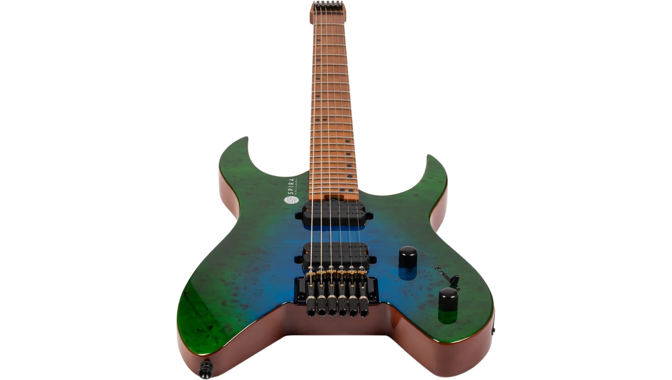 Spira Guitars S-500 GBR von unten Ansicht 